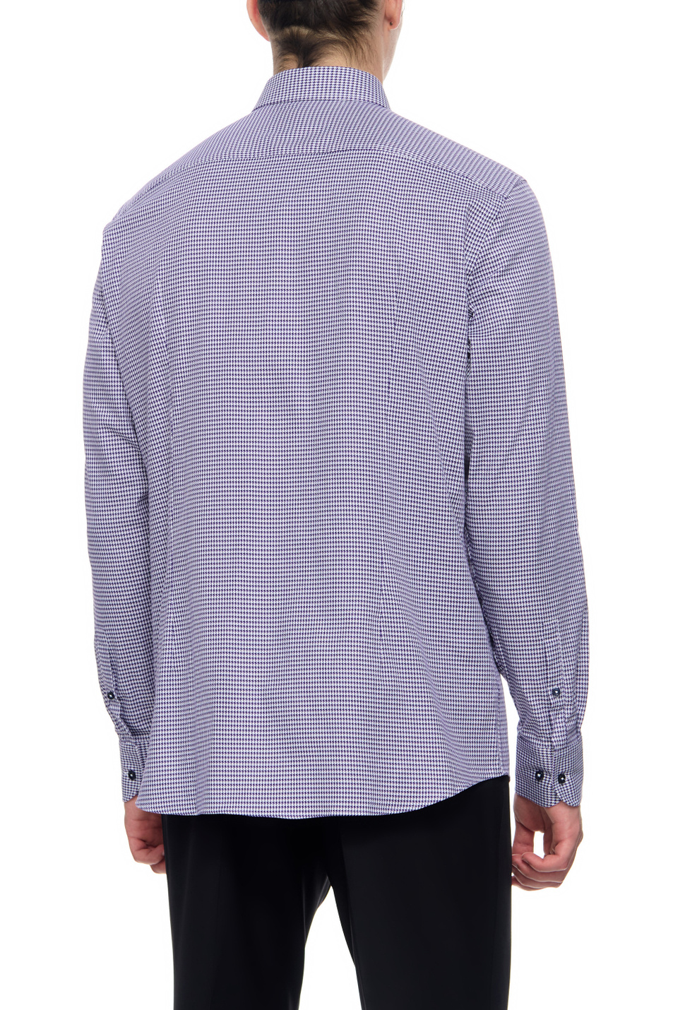 Мужской BOSS Рубашка из эластичного хлопка с принтом (цвет ), артикул 50496316 | Фото 4
