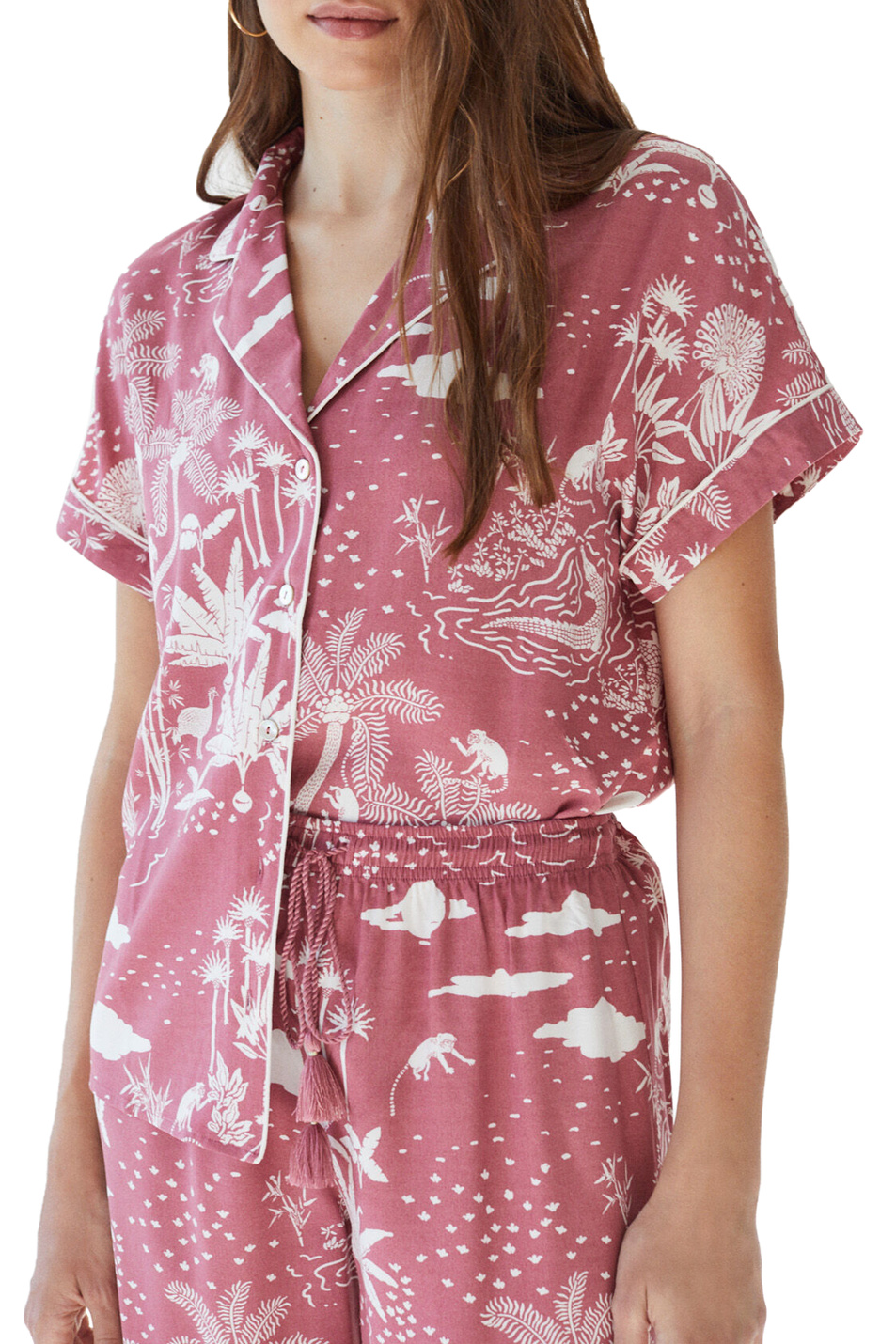 Women'secret Пижама в рубашечном стиле с принтом (цвет ), артикул 4852710 | Фото 4