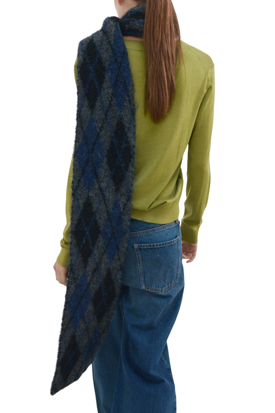 Женский Mango Пуловер LUCCAV с V-образным вырезом (цвет ), артикул 27931276 | Фото 3