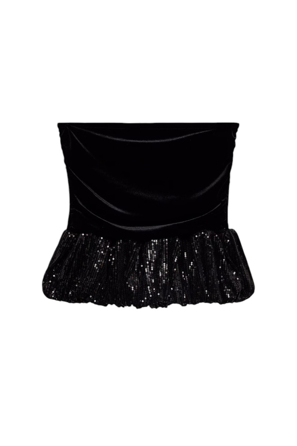 Женский Mango Топ XPEPLUM с пайетками (цвет ), артикул 77089057 | Фото 1