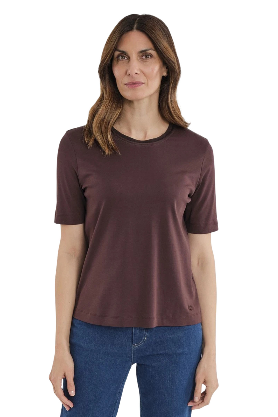 Женский Gerry Weber Футболка из хлопка (цвет ), артикул N71259 | Фото 4