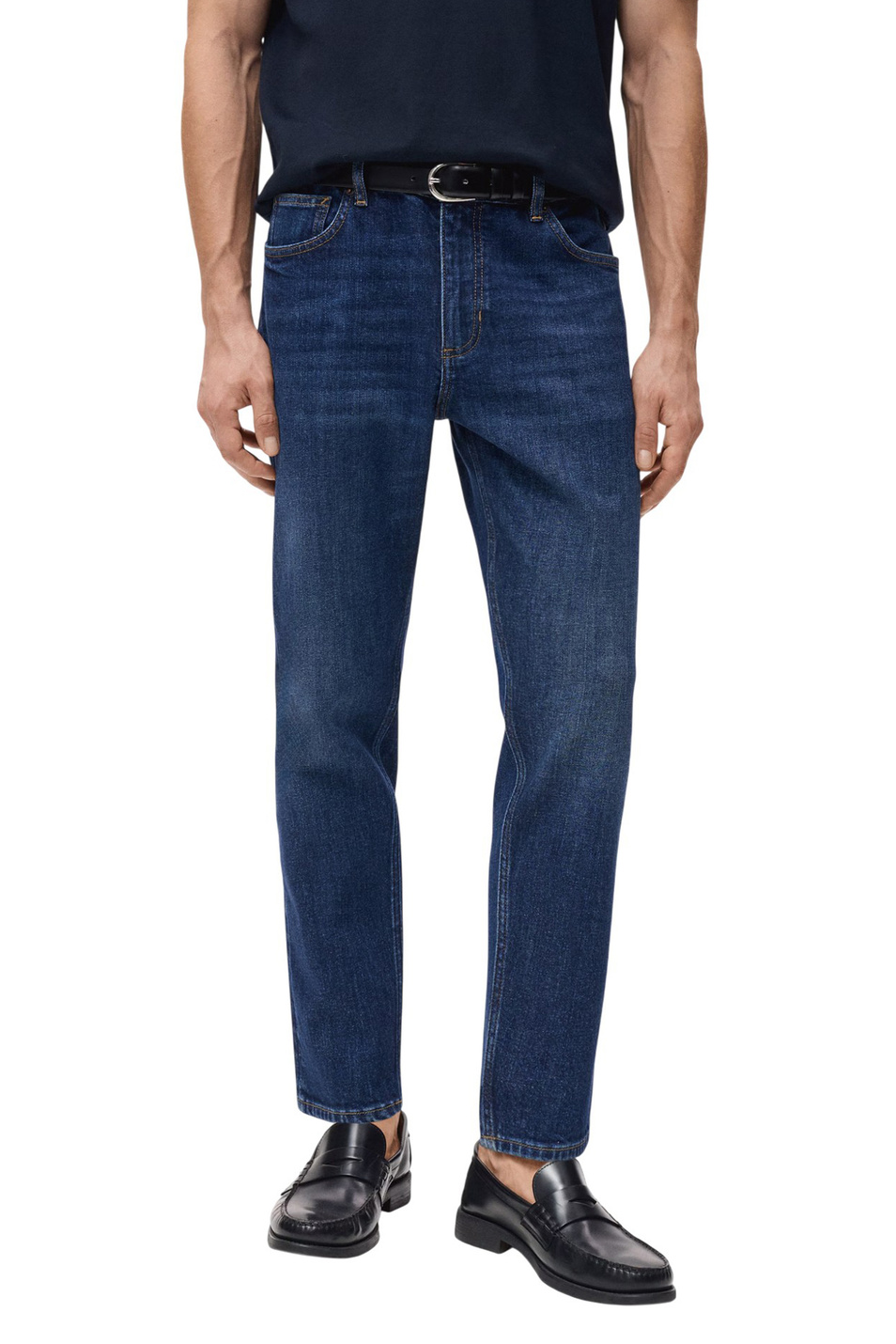 Мужской Mango Man Джинсы BEN зауженного кроя (цвет ), артикул 27061190 | Фото 3