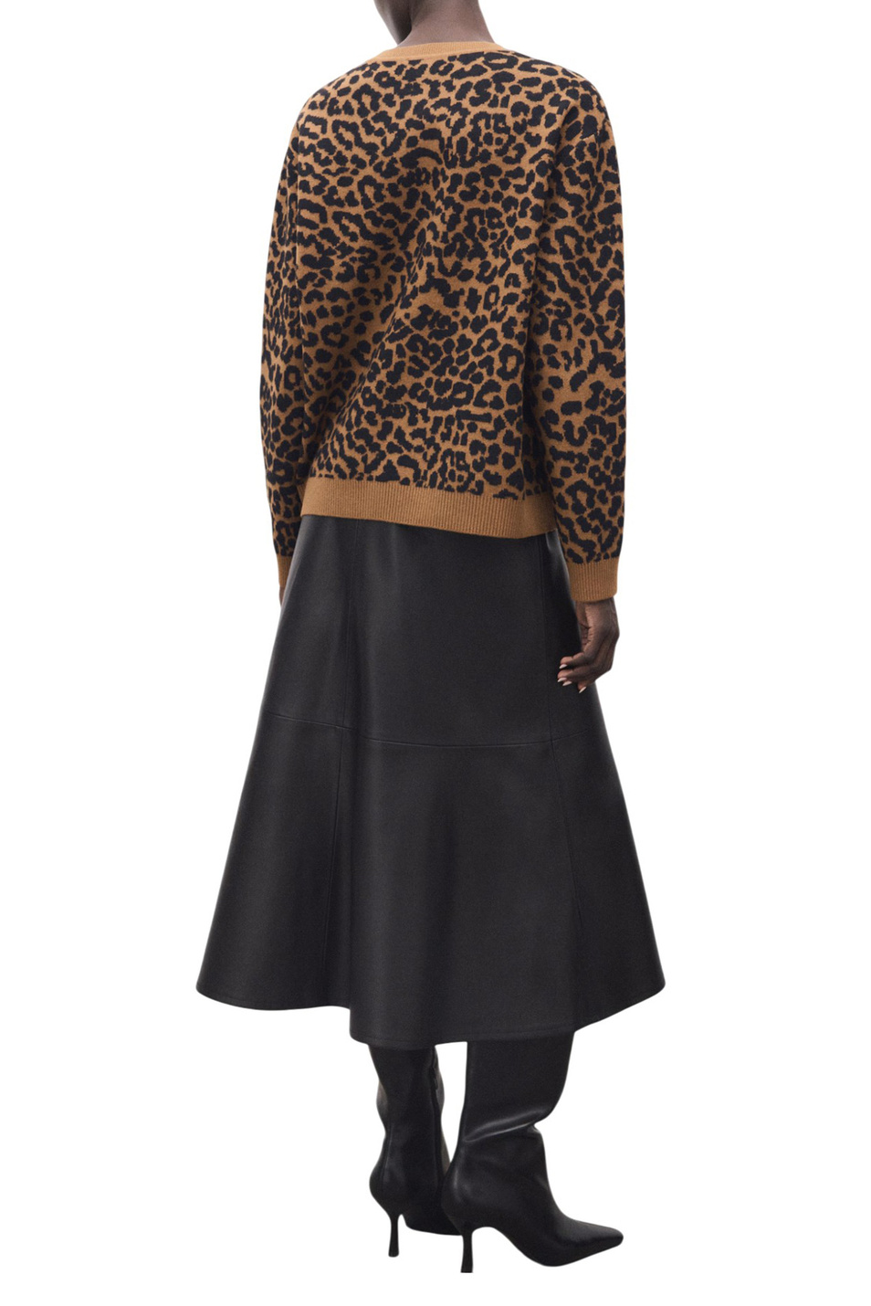 Женский Mango Джемпер LEONA с леопардовым принтом (цвет ), артикул 17026349 | Фото 4