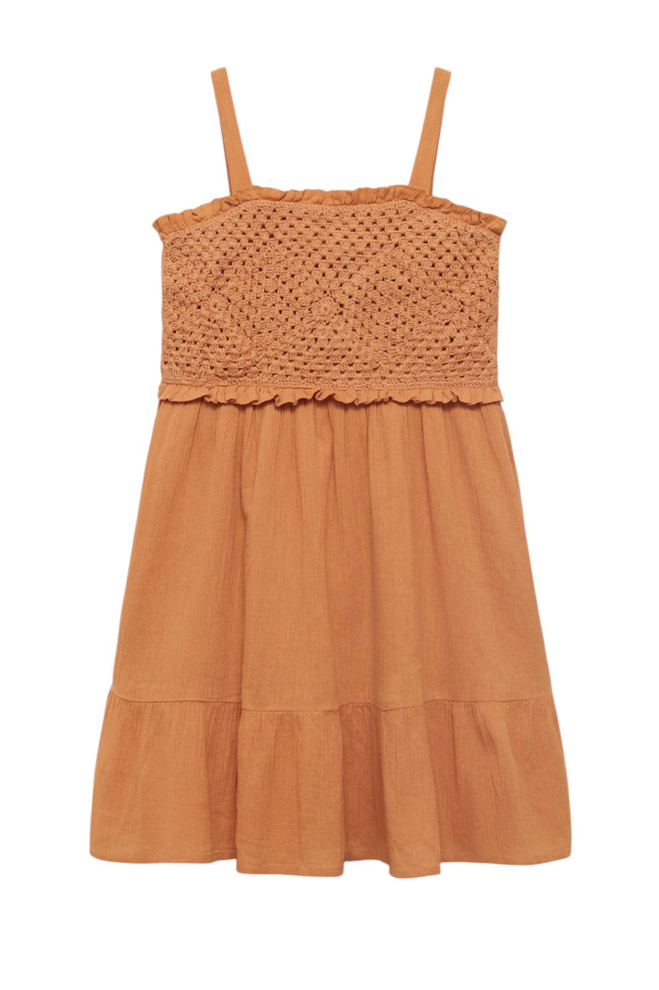 Девочкам Mango Kids Платье MARCELA из хлопка (цвет ), артикул 87088272 | Фото 1