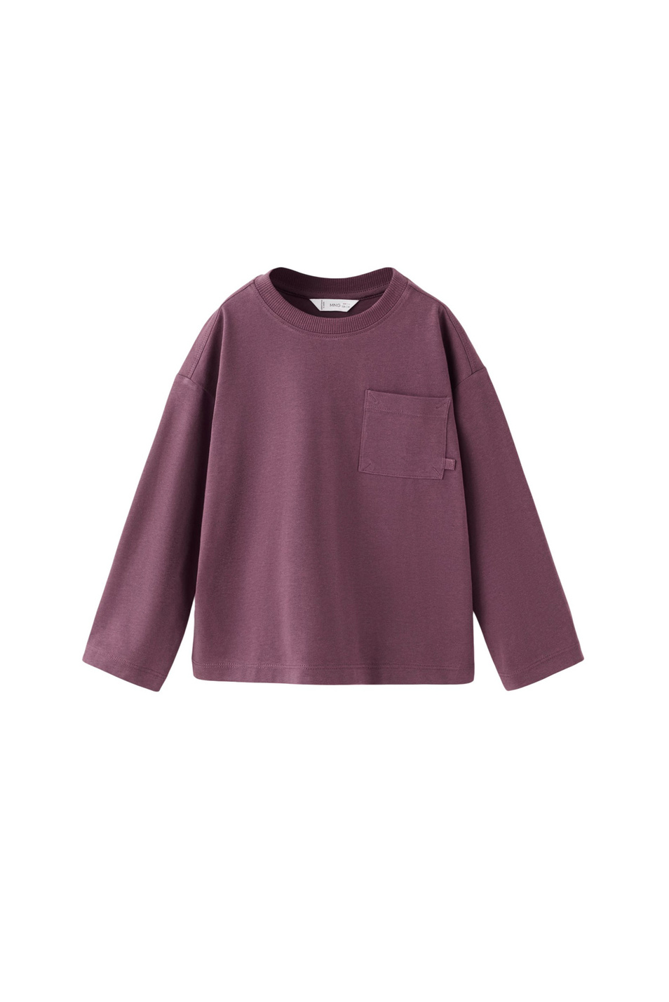 Мальчикам Mango Kids Лонгслив BASICAB1 из хлопка (цвет ), артикул 27061196 | Фото 1