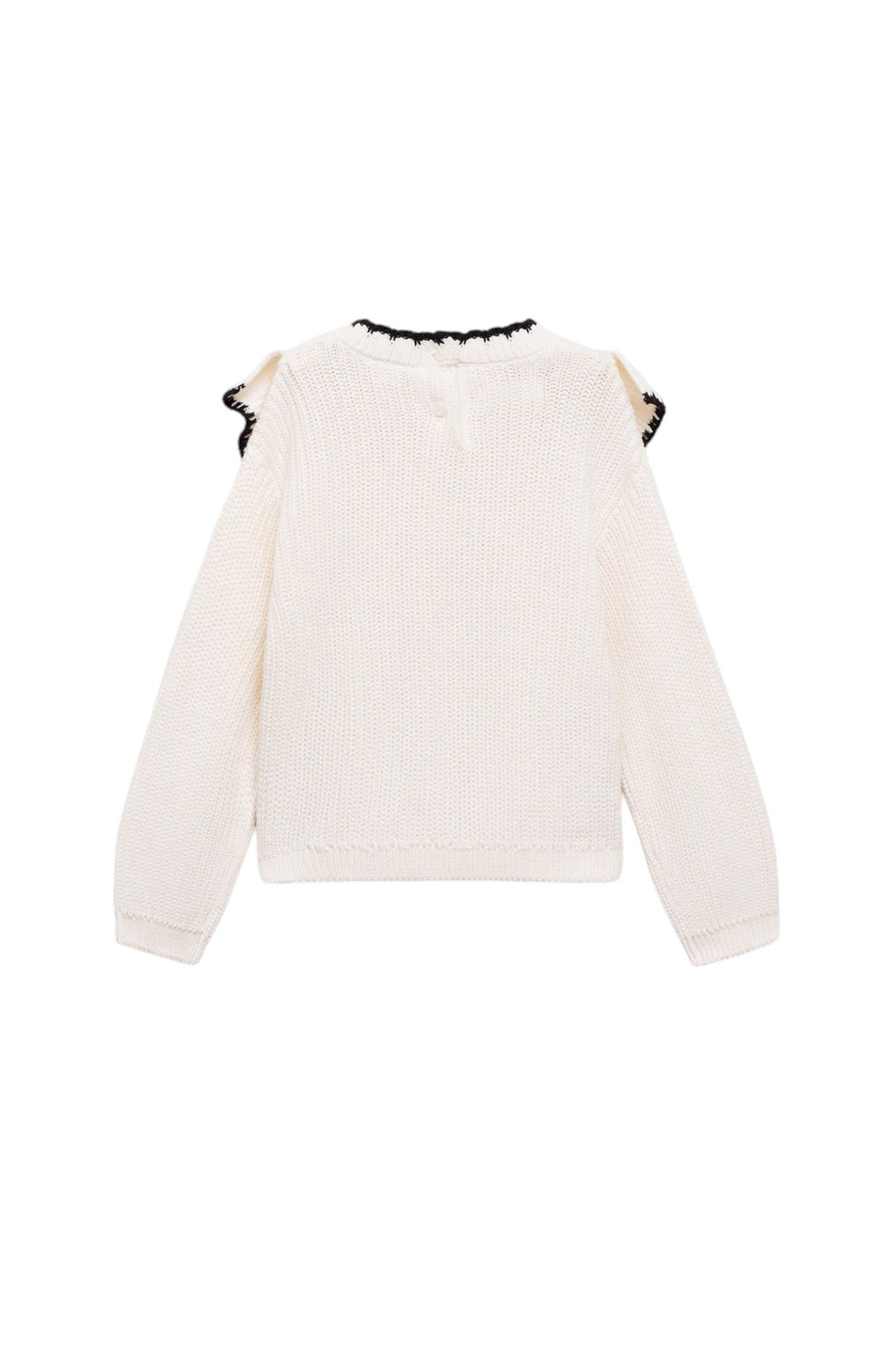 Малышкам девочкам Mango Kids Джемпер LOTTIE с рюшами (цвет ), артикул 87053647 | Фото 2
