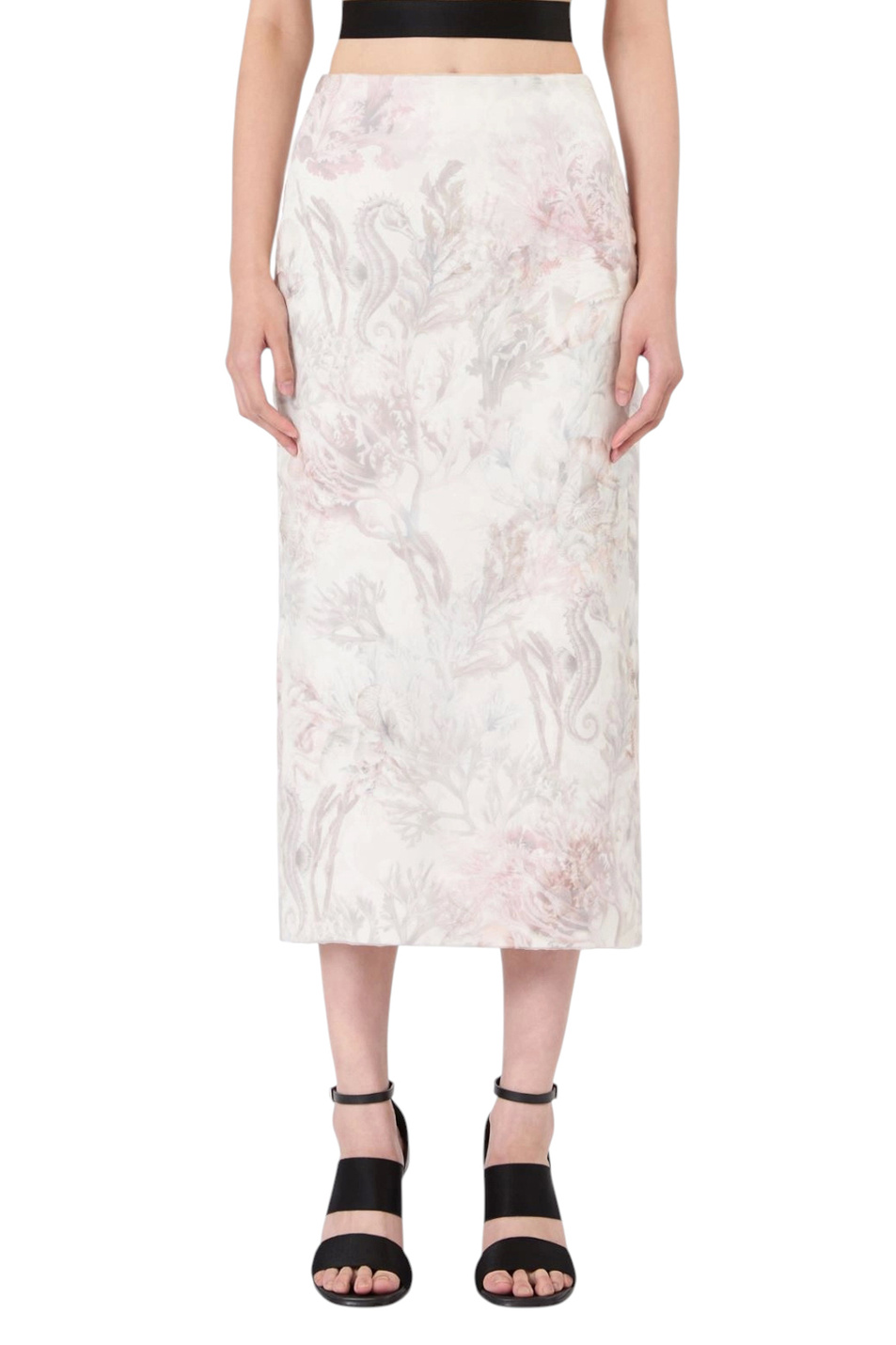 Женский Max Mara Юбка ULTIMO из шелка (цвет ), артикул 2611101153 | Фото 3