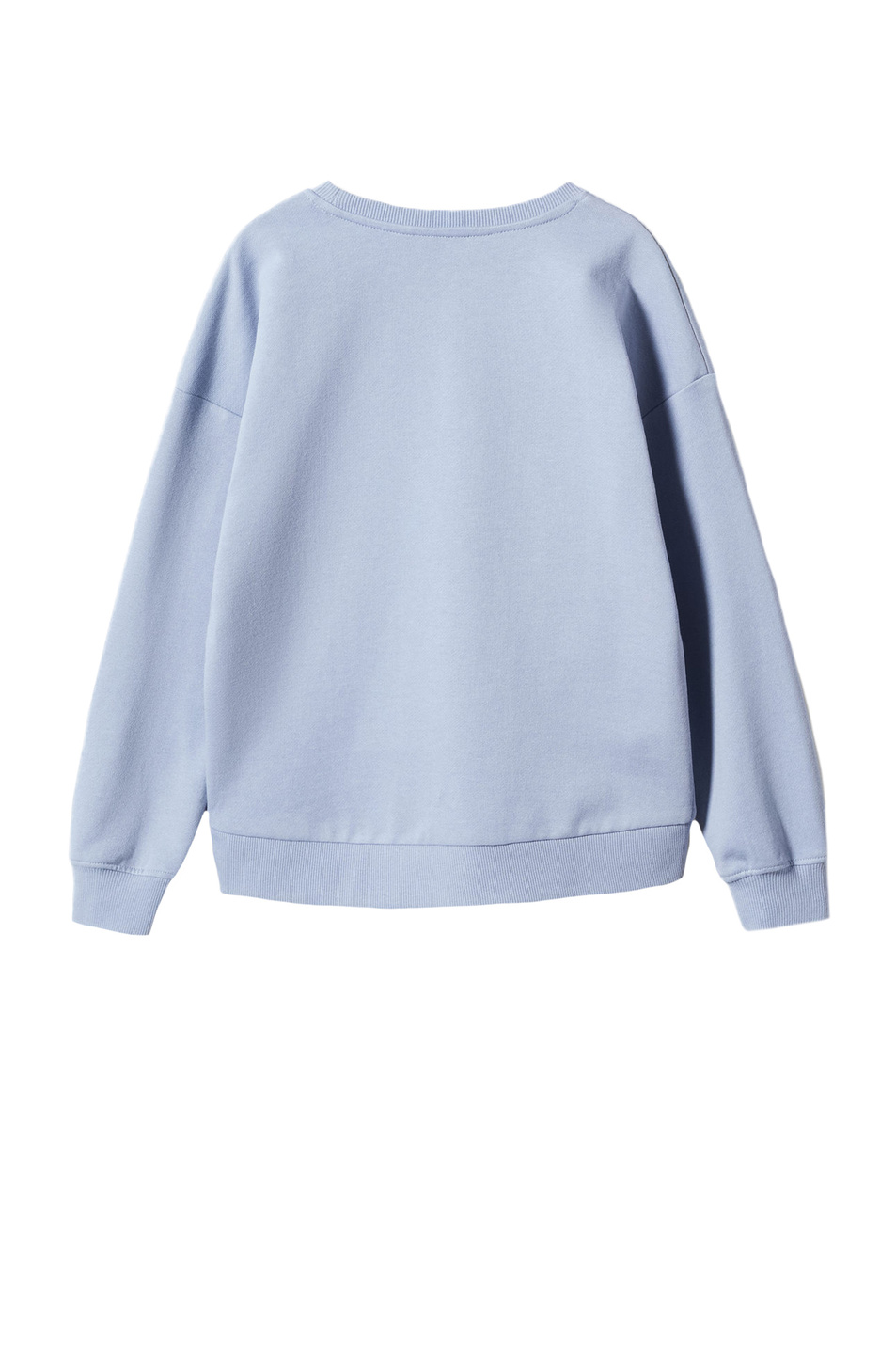 Девочкам Mango Kids Свитшот DUBLINI из хлопка с надписью (цвет ), артикул 47041284 | Фото 2