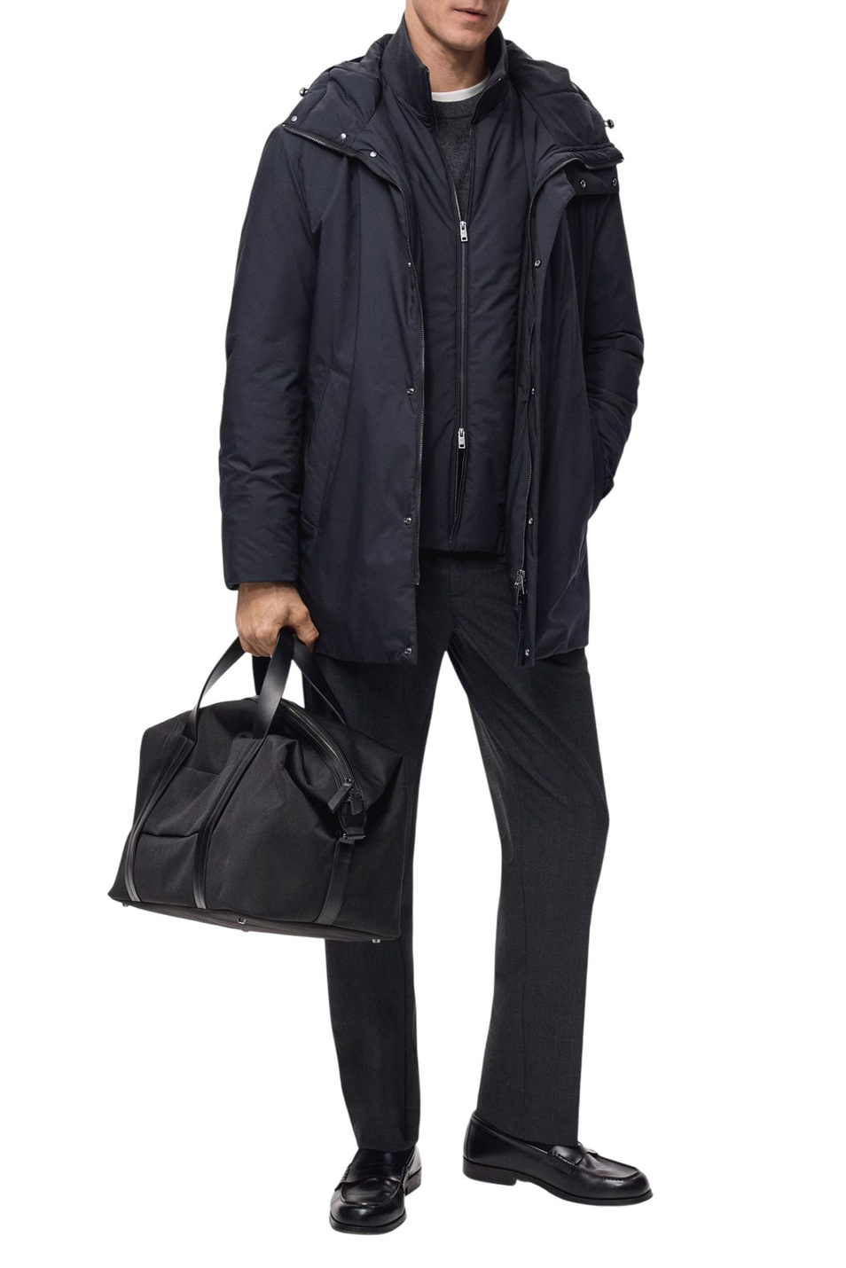 Мужской Mango Man Парка BEN с капюшоном (цвет ), артикул 27091171 | Фото 2