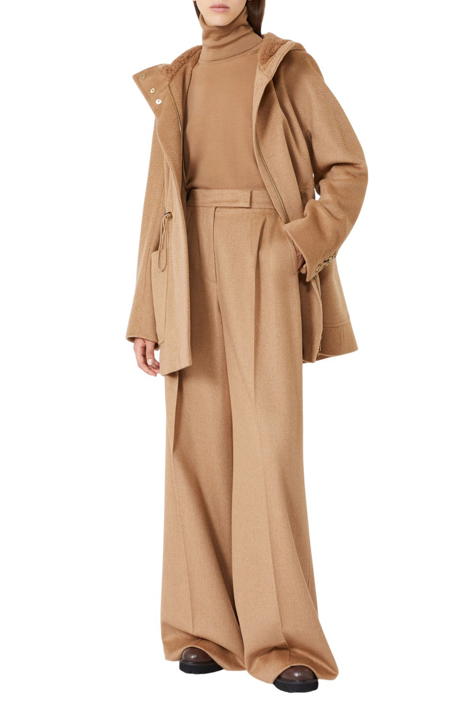 Женский Max Mara Парка из верблюжьей шерсти (цвет ), артикул 2521086082 | Фото 2