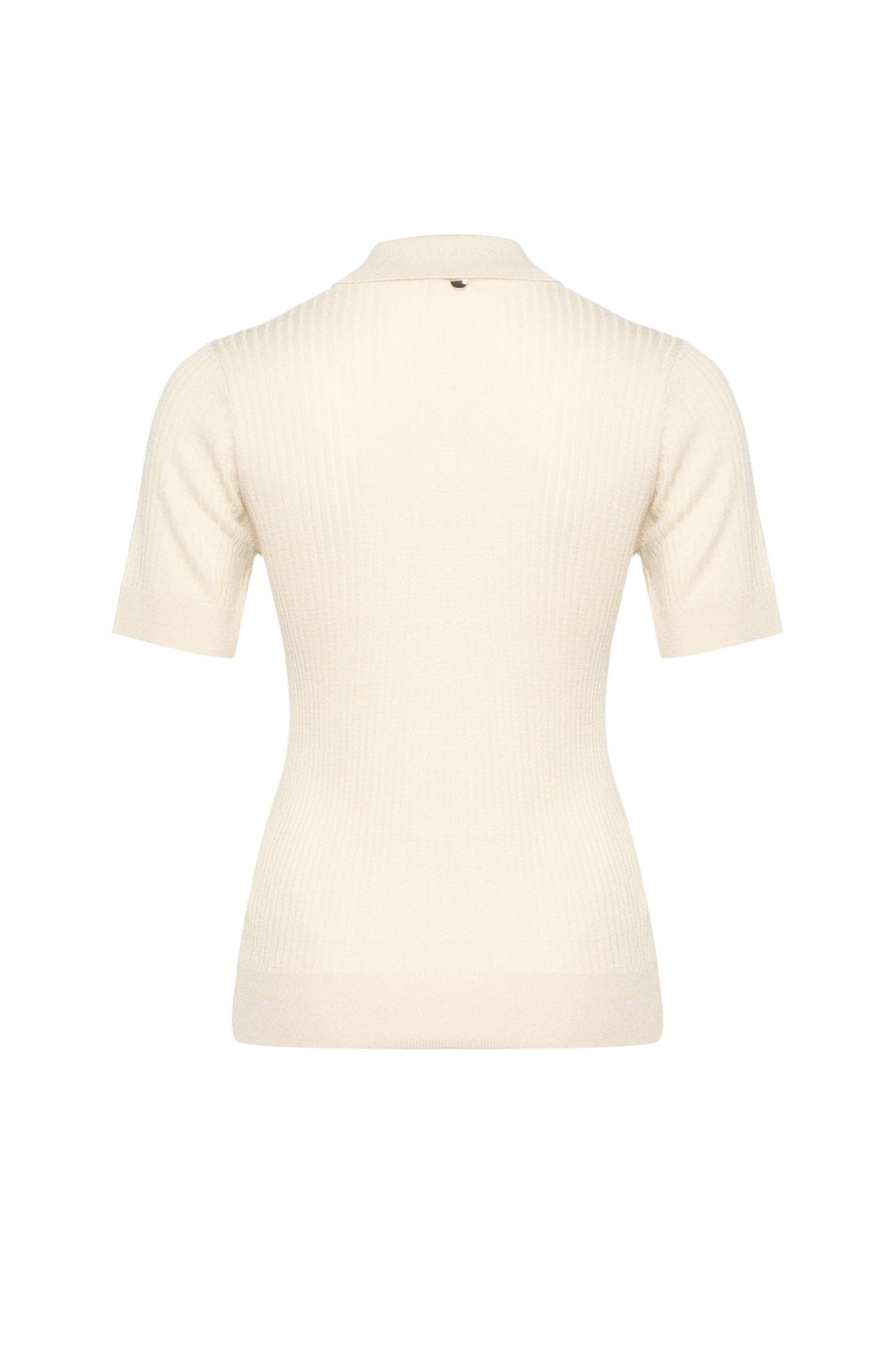 Поло из смесовой вискозы|Основной цвет:Кремовый Женский Liu Jo Поло из смесовой вискозы (цвет ), артикул WA6285MS46J | Фото 2