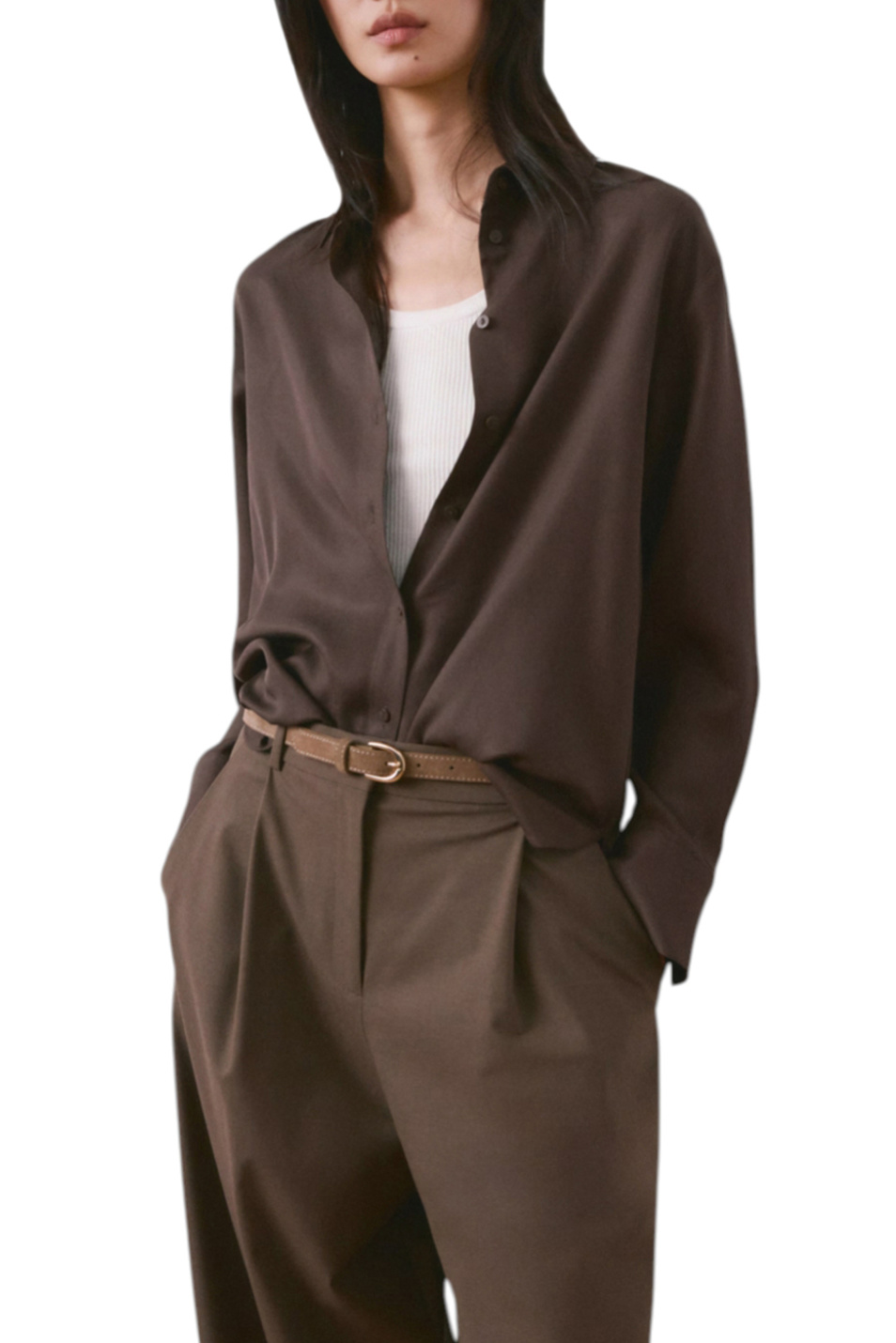 Женский Mango Рубашка LIMA прямого кроя (цвет ), артикул 27094079 | Фото 3