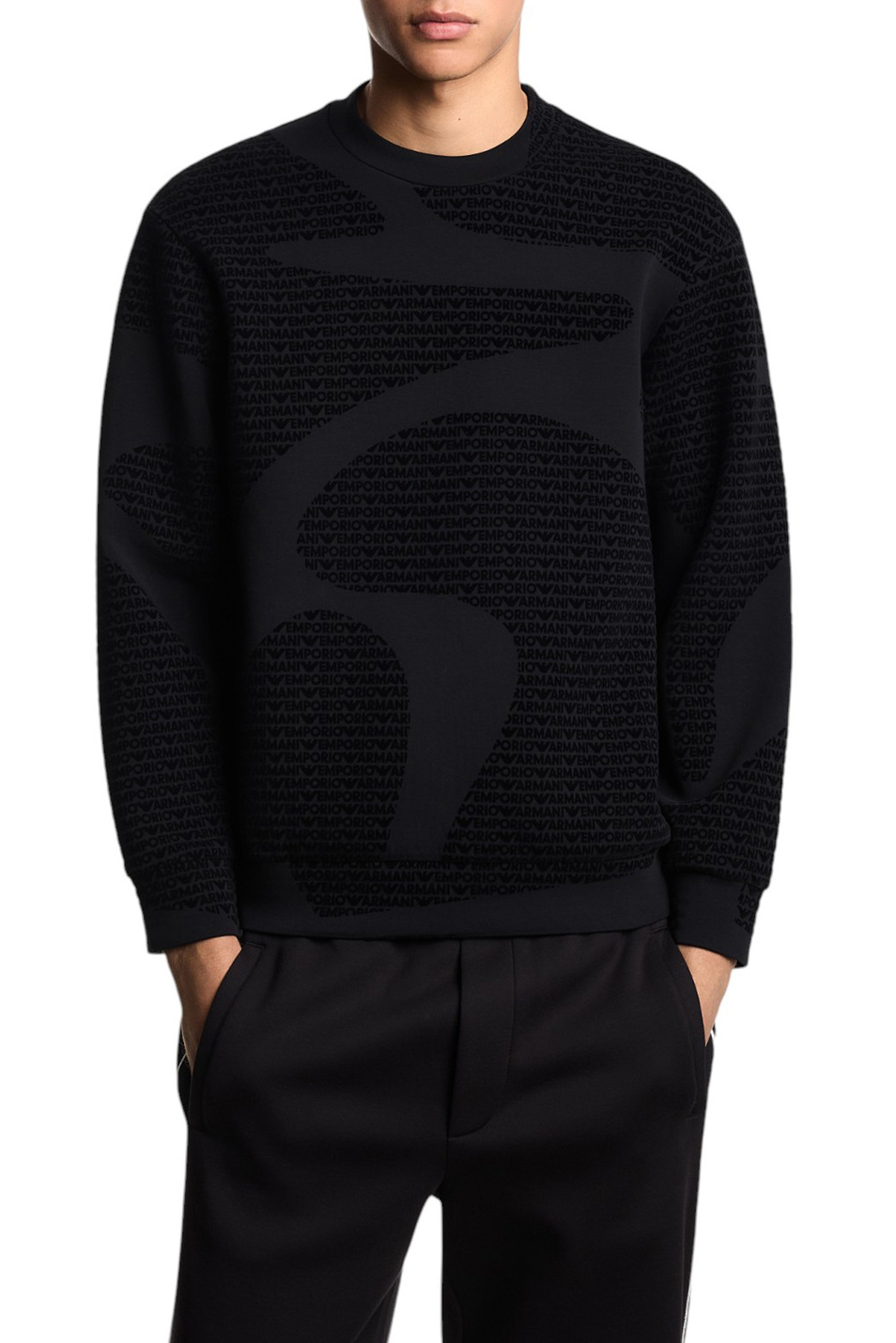 Мужской Emporio Armani Свитшот с логотипированным принтом (цвет ), артикул EM002900-AF10013 | Фото 3