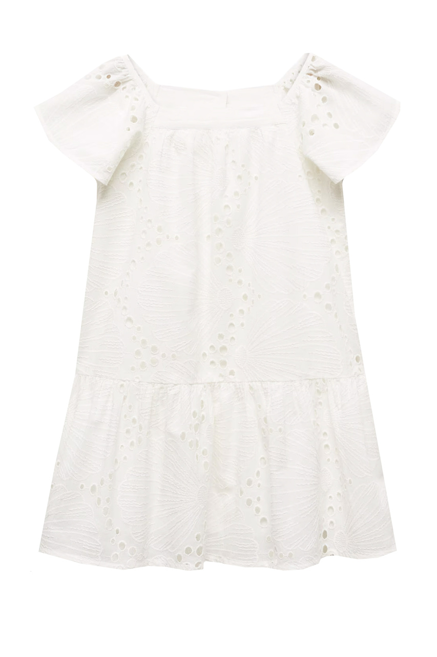 Платье LLAFRANC из натурального хлопка|Основной цвет:Белый|Артикул:67066030 | Фото 1