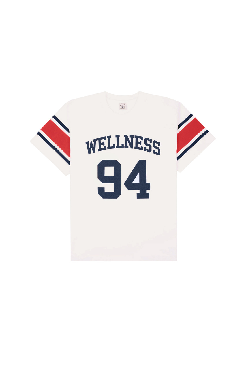 Футболка Wellness 94 из хлопка|Основной цвет:Белый|Артикул:TO039606037WH41 | Фото 1