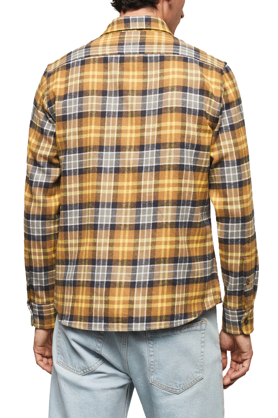 Мужской Mango Man Рубашка FEINET в клетку (цвет ), артикул 47030556 | Фото 4