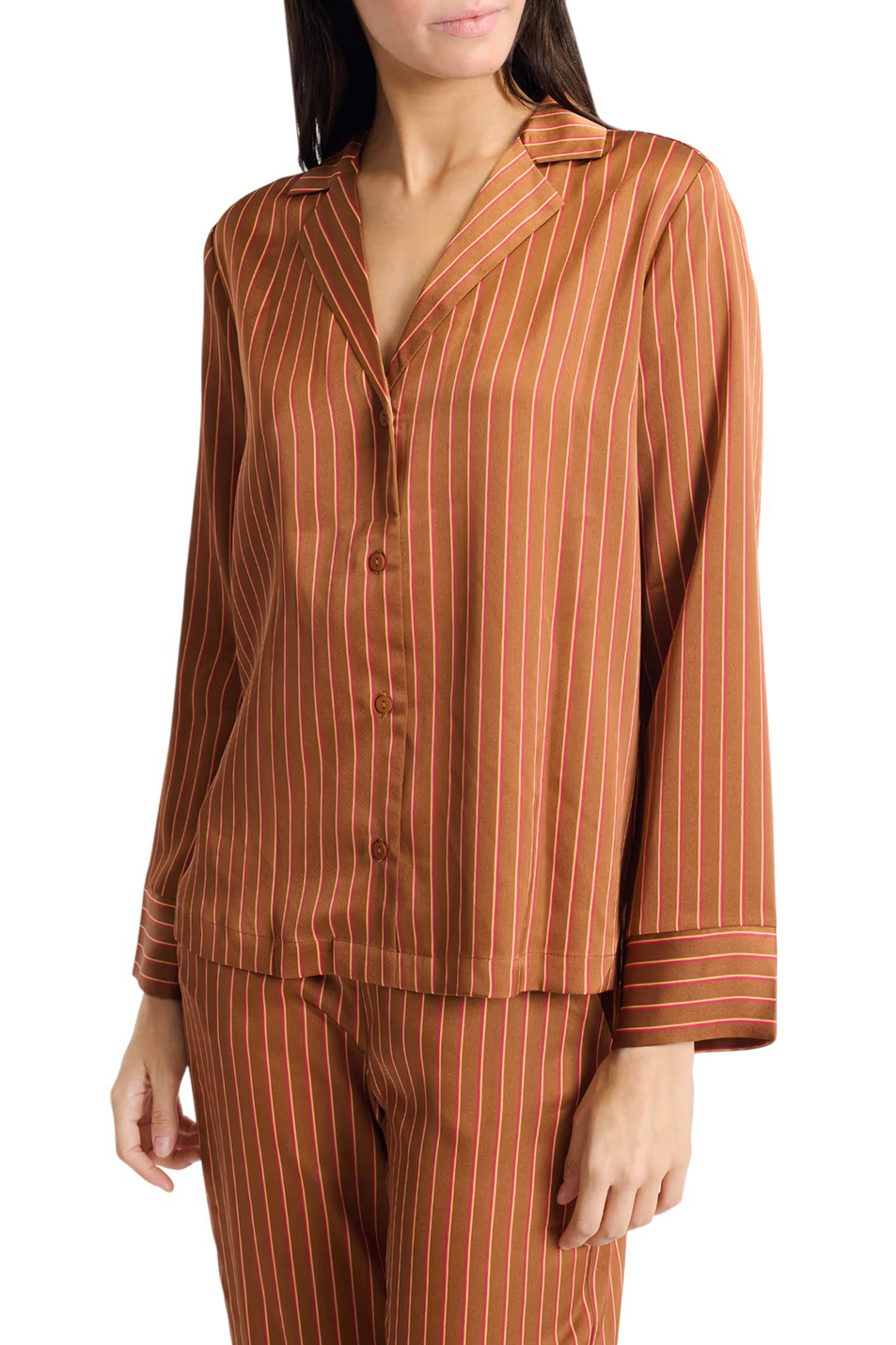 Женский Etam Пижамная рубашка TAMAR в полоску (цвет ), артикул 6555926 | Фото 1