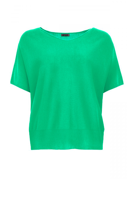 Трикотажная футболка SOMELI|Основной цвет:Зеленый|Артикул:420077-88407 | Фото 1