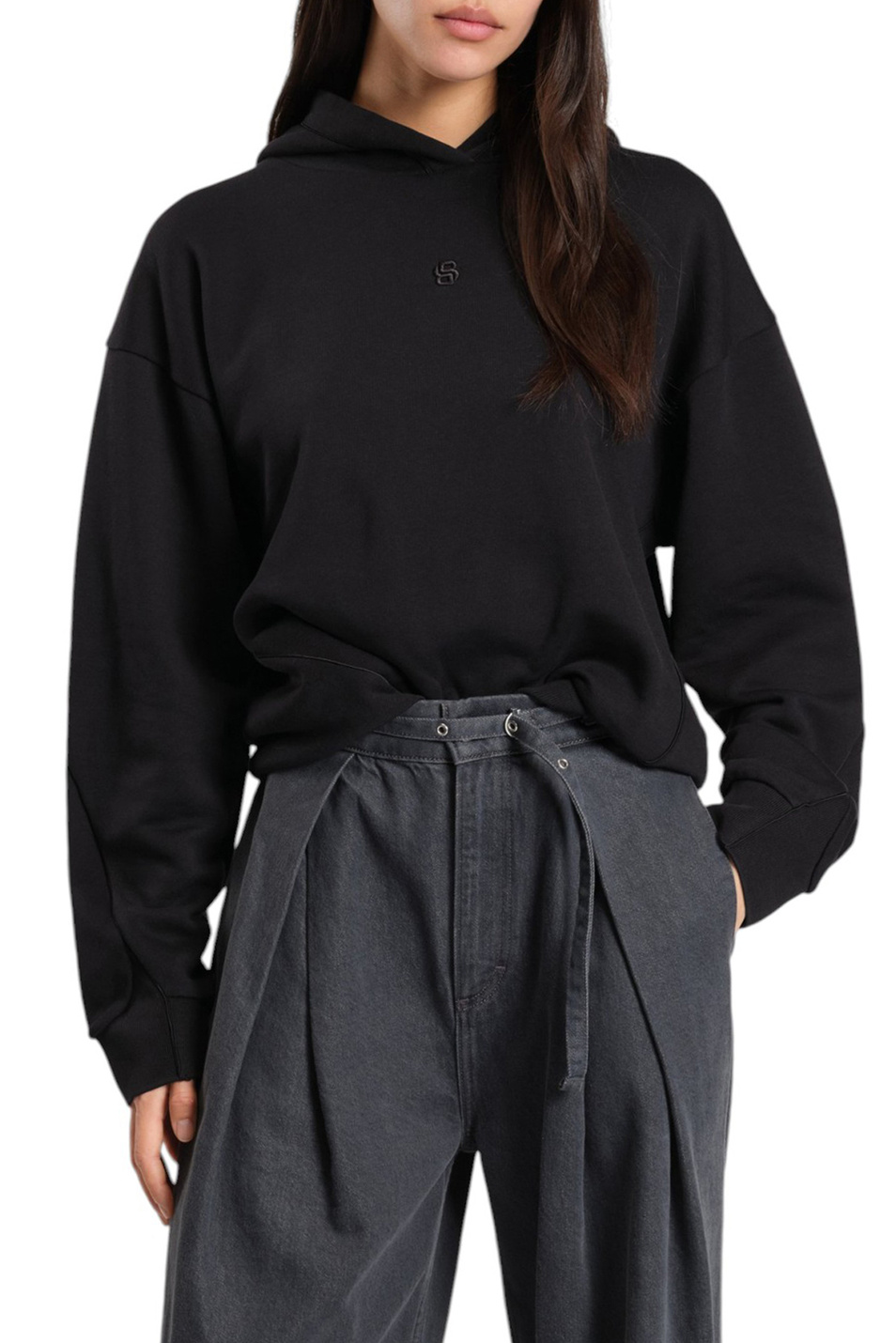 Женский BOSS Худи Essaga с капюшоном (цвет ), артикул 50550339 | Фото 3