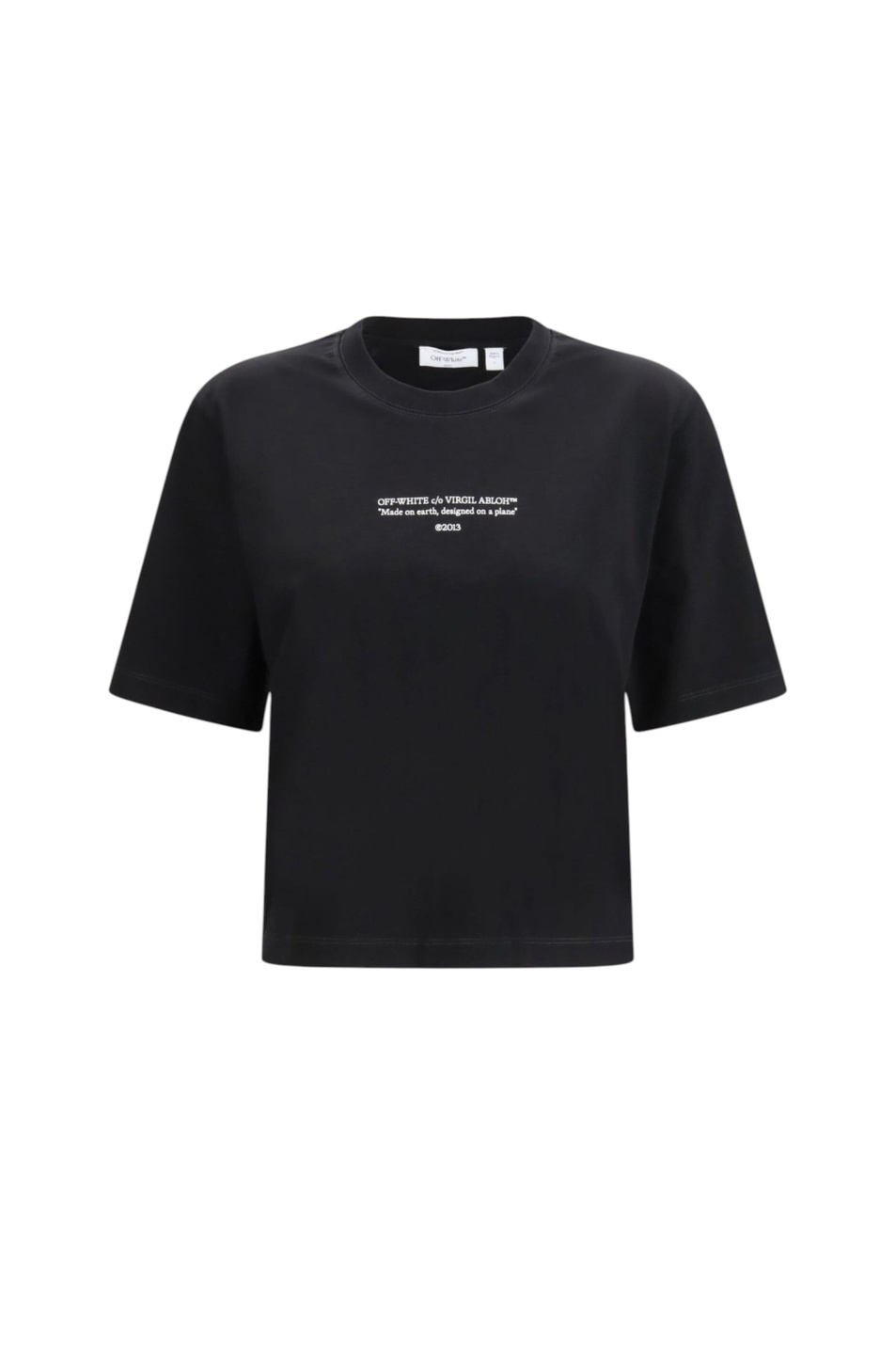 Женский Off-White Футболка STATEMENT с принтом (цвет ), артикул OWAA124S26JER0061001 | Фото 1