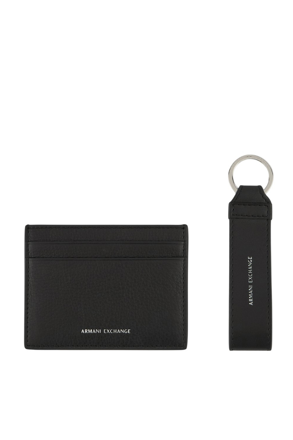 Мужской Armani Exchange Набор аксессуаров (чехол для карт и брелок) (цвет ), артикул XM002217-AF22541 | Фото 1