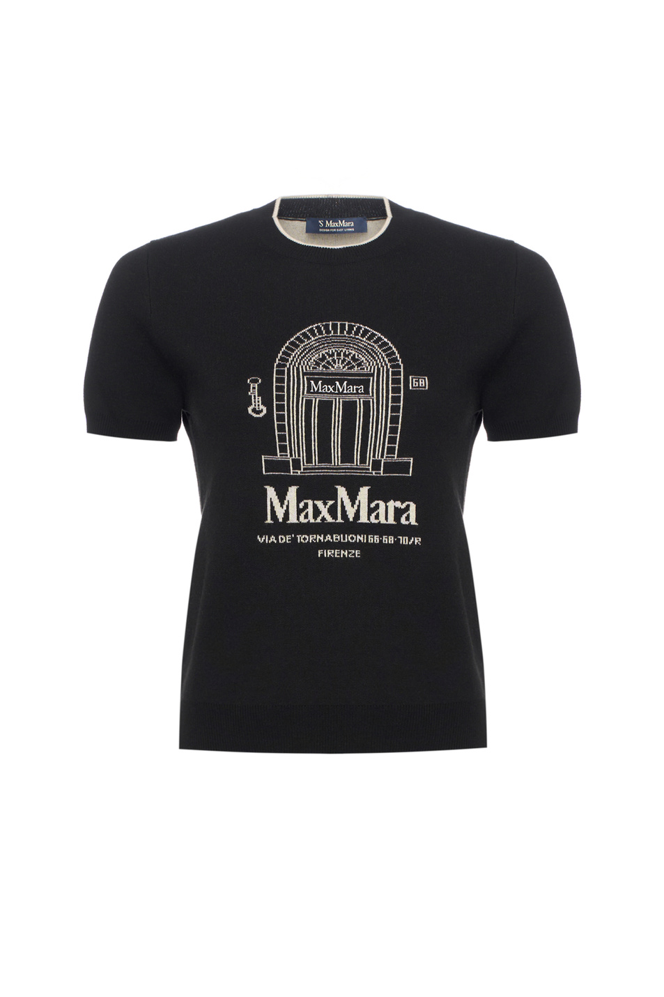 Джемпер SMMEUFORIA с принтом|Основной цвет:Черный Женский Max Mara Джемпер SMMEUFORIA с принтом (цвет ), артикул 2619361191 | Фото 1