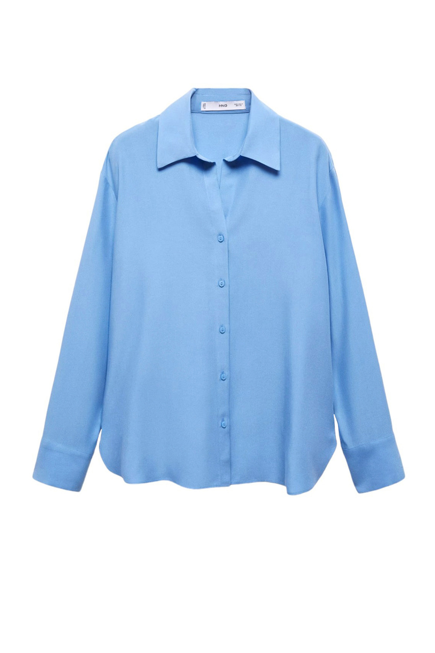 Рубашка LIMA из лиоцелла|Основной цвет:Голубой|Артикул:67054046 | Фото 1