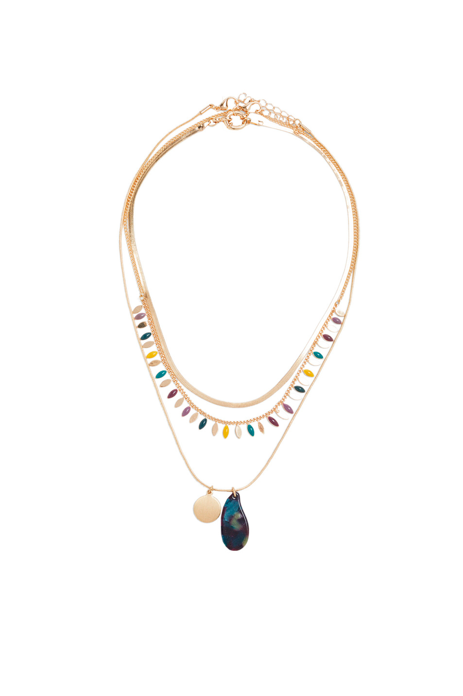 Parfois Набор ожерелий с подвесками (цвет ), артикул 201036 | Фото 1