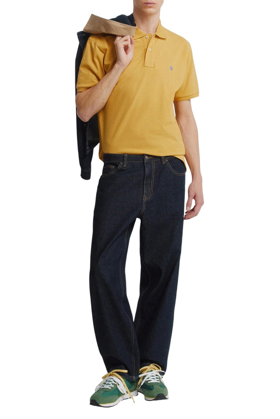 Мужской Springfield Поло из хлопка (цвет ), артикул 8551105 | Фото 2