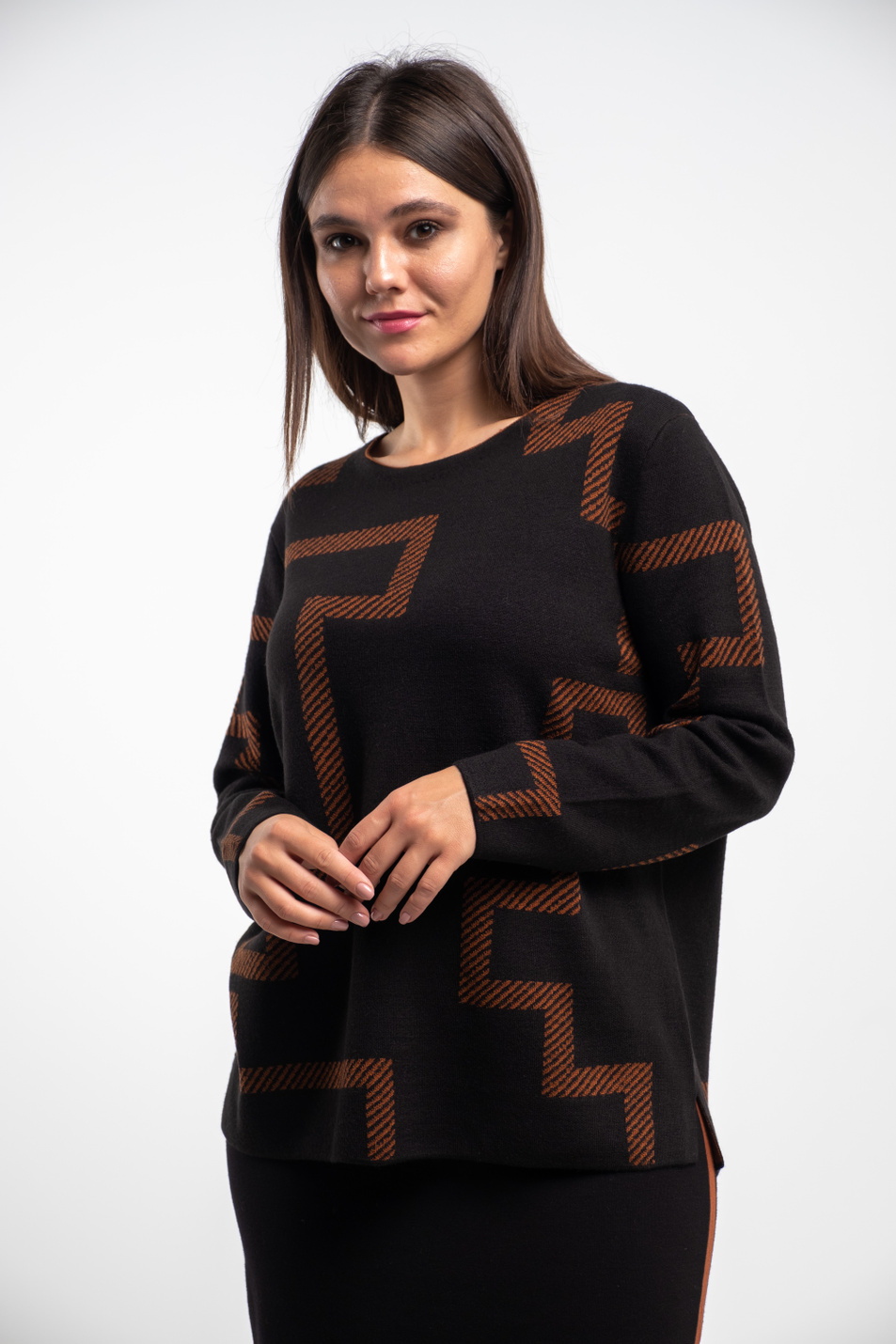 Женский Gerry Weber Джемпер из смесовой шерсти (цвет ), артикул 471017-35714 | Фото 3