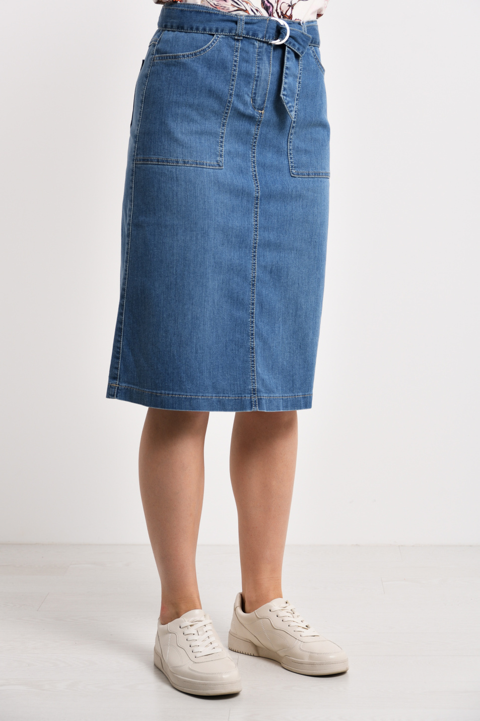 Gerry Weber Джинсовая юбка расклешенного кроя (цвет ), артикул 210105-67830 | Фото 1