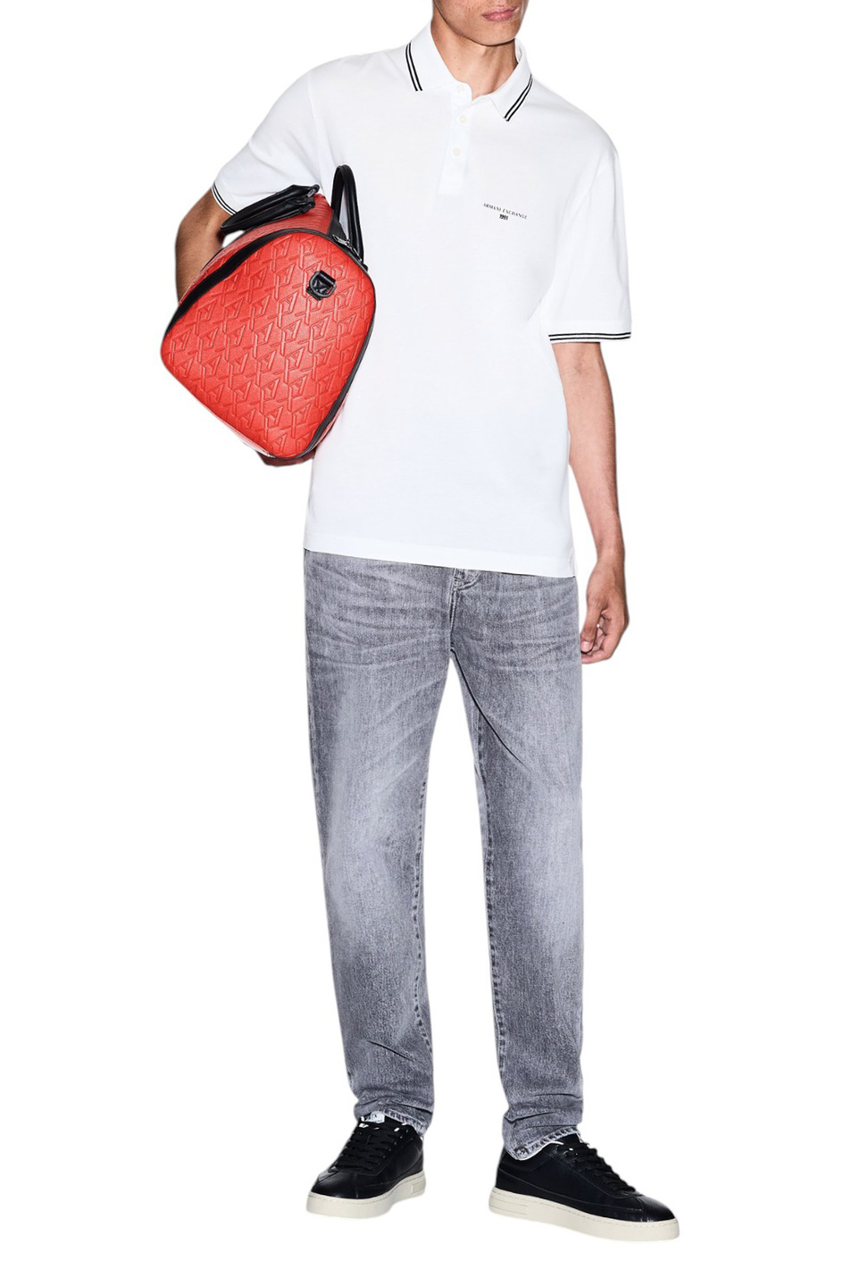 Мужской Armani Exchange Поло из хлопка (цвет ), артикул XM000993-AF10361 | Фото 2