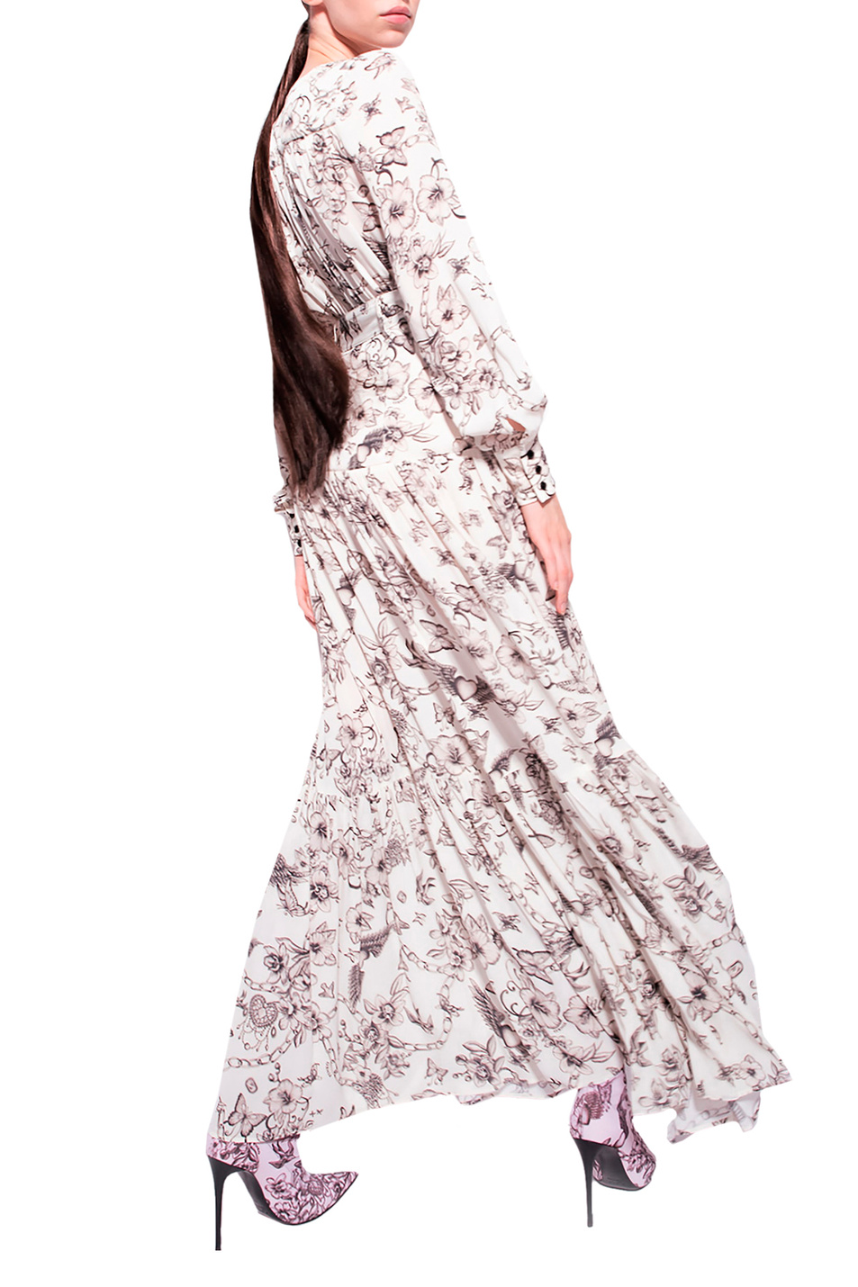 Женский Pinko Платье COSTANTINO с принтом (цвет ), артикул 100520A0OM | Фото 4