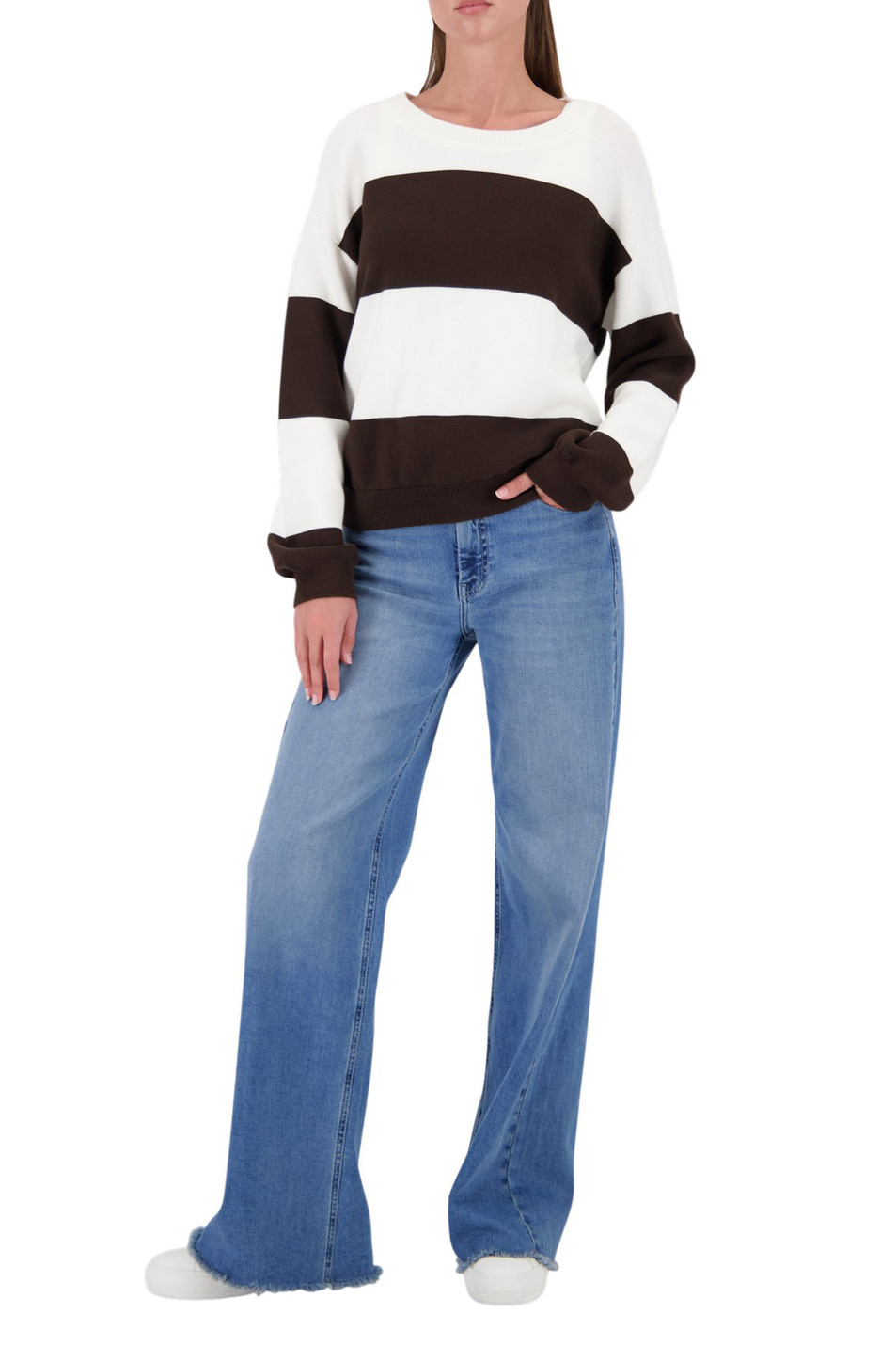 Женский Monari Джемпер из хлопка (цвет ), артикул 410300 | Фото 2