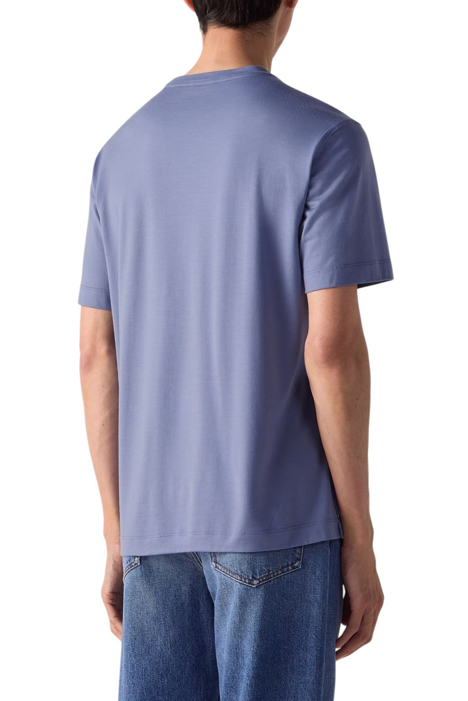 Мужской Zegna Футболка из хлопка (цвет ), артикул UHC90A3-C10-P06 | Фото 4