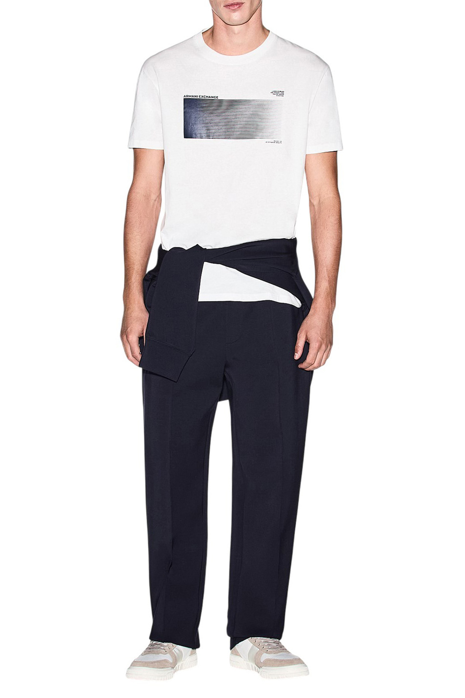 Мужской Armani Exchange Футболка из хлопка с принтом (цвет ), артикул XM002520-AF10334 | Фото 3