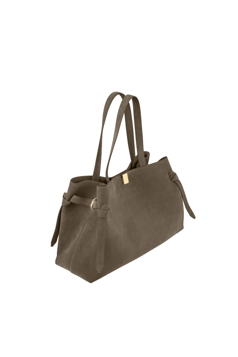 Женский Yuzefi Сумка GYOZA TOTE из натуральной замши (цвет ), артикул YUZPF25-HB-GZT-S018 | Фото 2