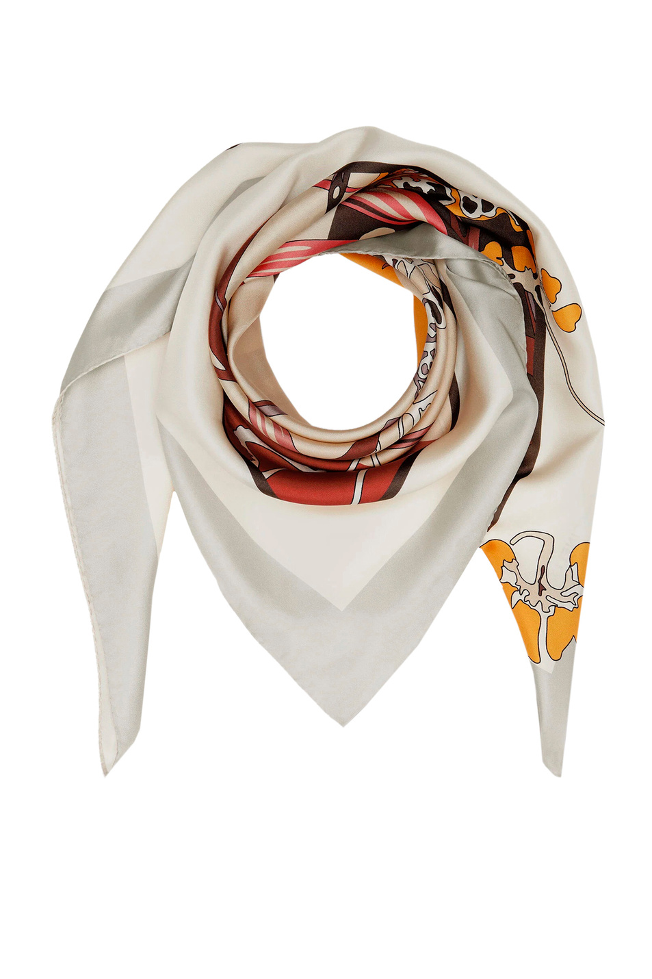 Coccinelle Шелковый платок с принтом (цвет ), артикул E7MYS380901 | Фото 2