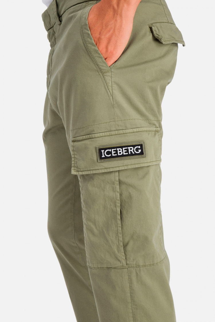 Мужской Iceberg Брюки карго приталенного кроя (цвет ), артикул B180-0075 | Фото 5
