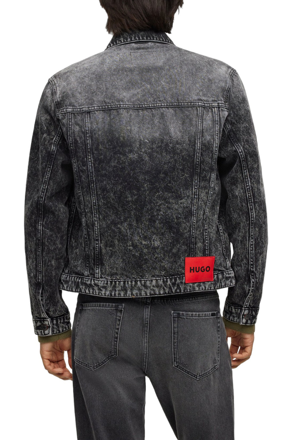 Мужской HUGO Куртка джинсовая прямого кроя (цвет ), артикул 50495512 | Фото 4