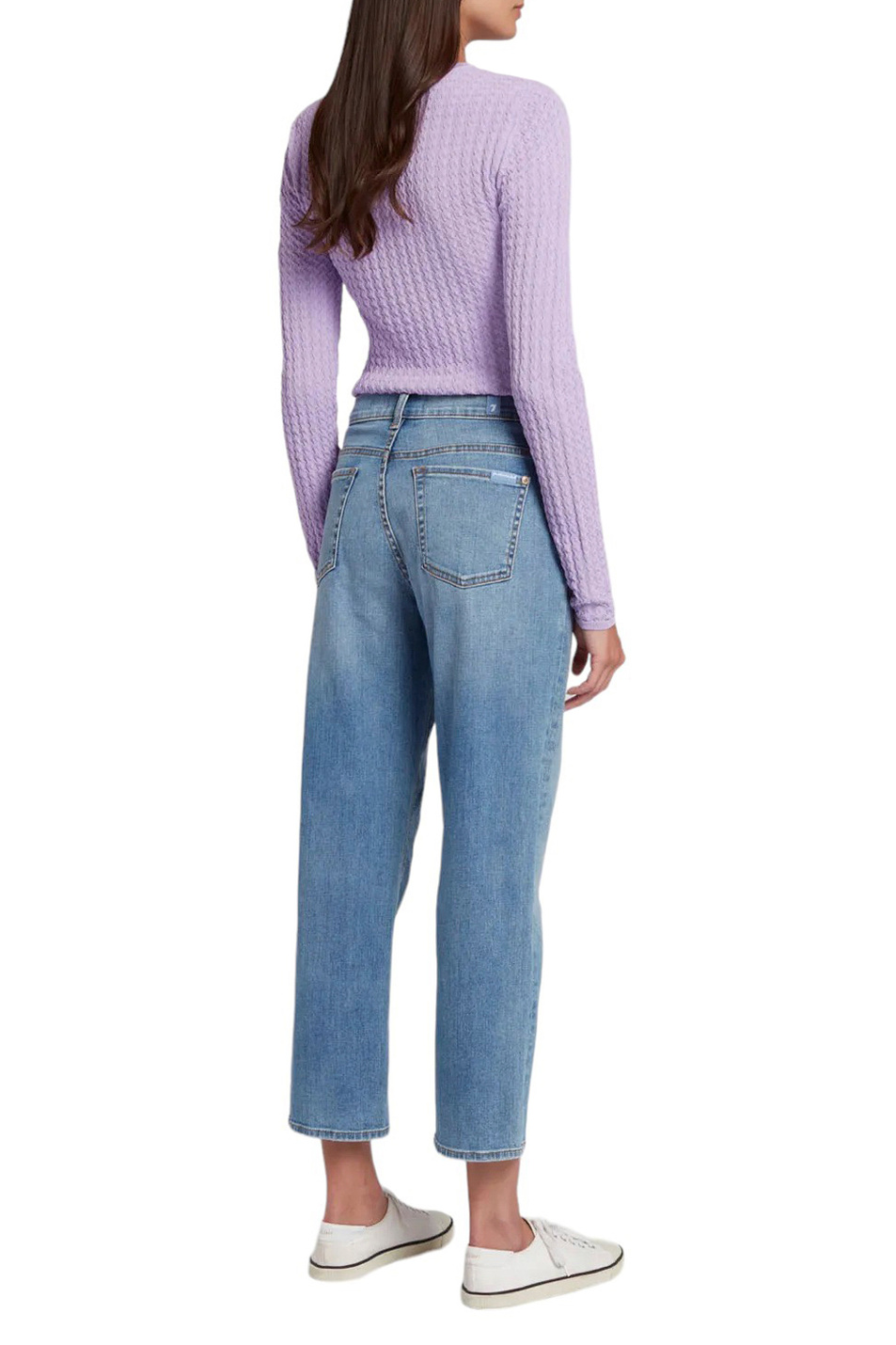 Женский 7 for all Mankind Джинсы THE MODERN из эластичного хлопка (цвет ), артикул JSAN44A0HD | Фото 3