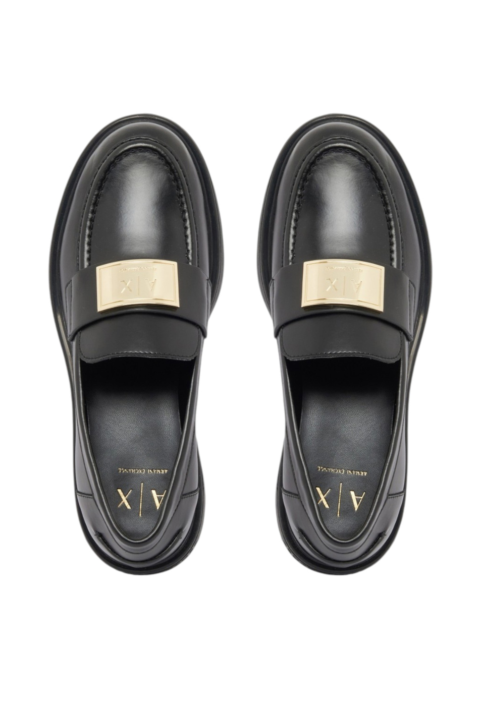 Женский Armani Exchange Лоферы из натуральной кожи (цвет ), артикул XW003095-AF11912 | Фото 3