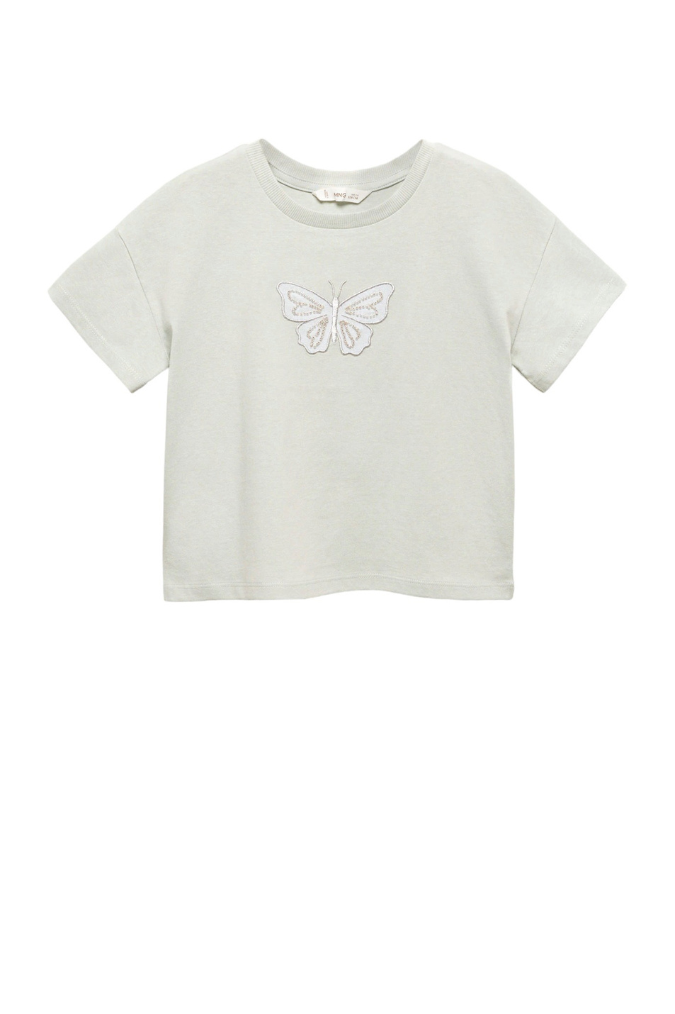 Девочкам Mango Kids Футболка FLY из натурального хлопка (цвет ), артикул 57013269 | Фото 1
