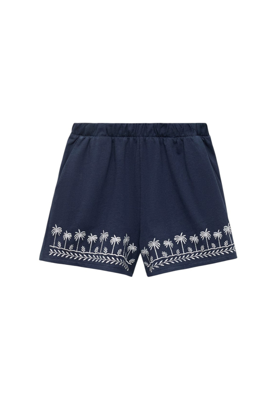 Девочкам Mango Kids Шорты PALMS с вышивкой (цвет ), артикул 87087891 | Фото 1