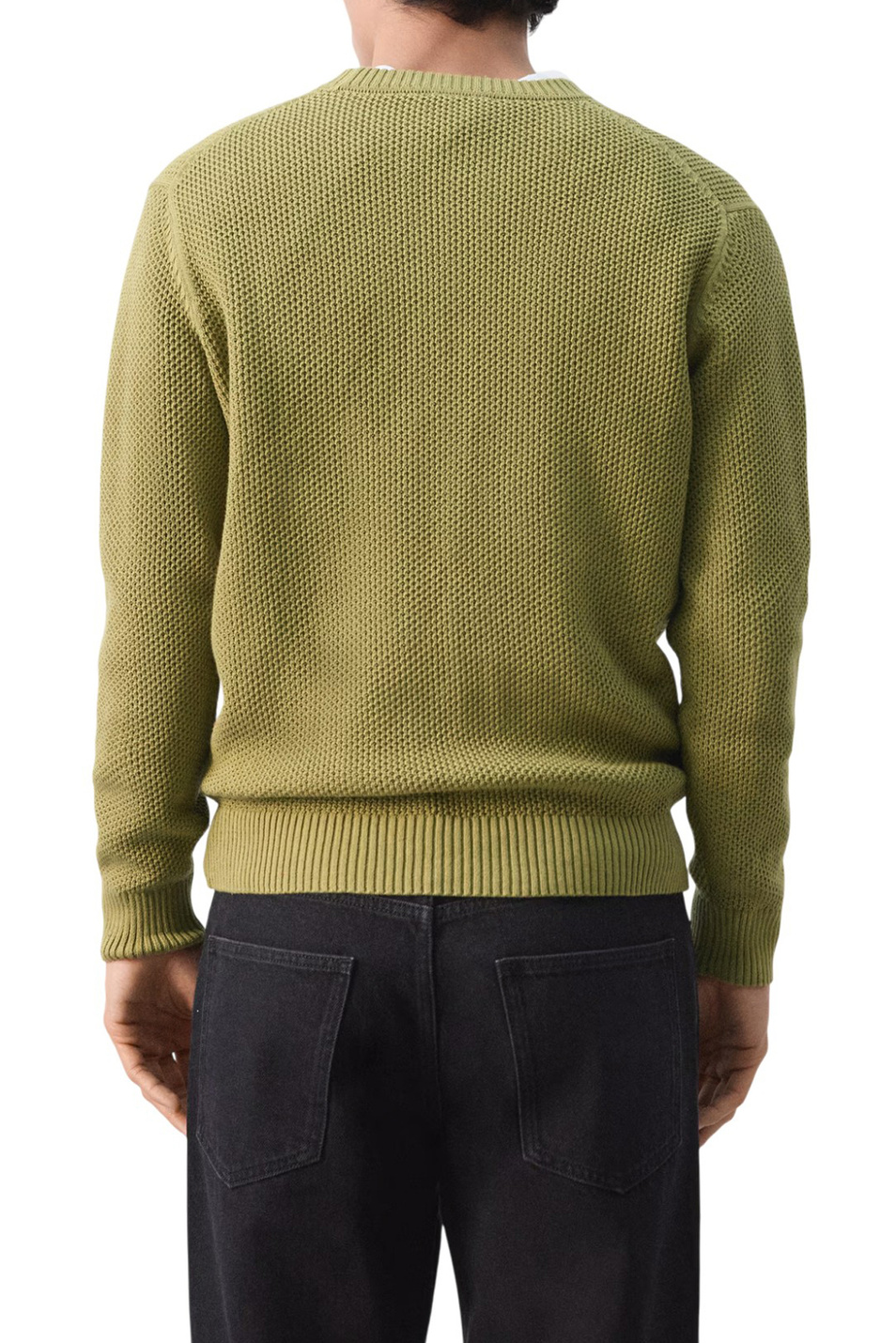 Мужской Mango Man Джемпер SALSA из смесового хлопка (цвет ), артикул 27004431 | Фото 4