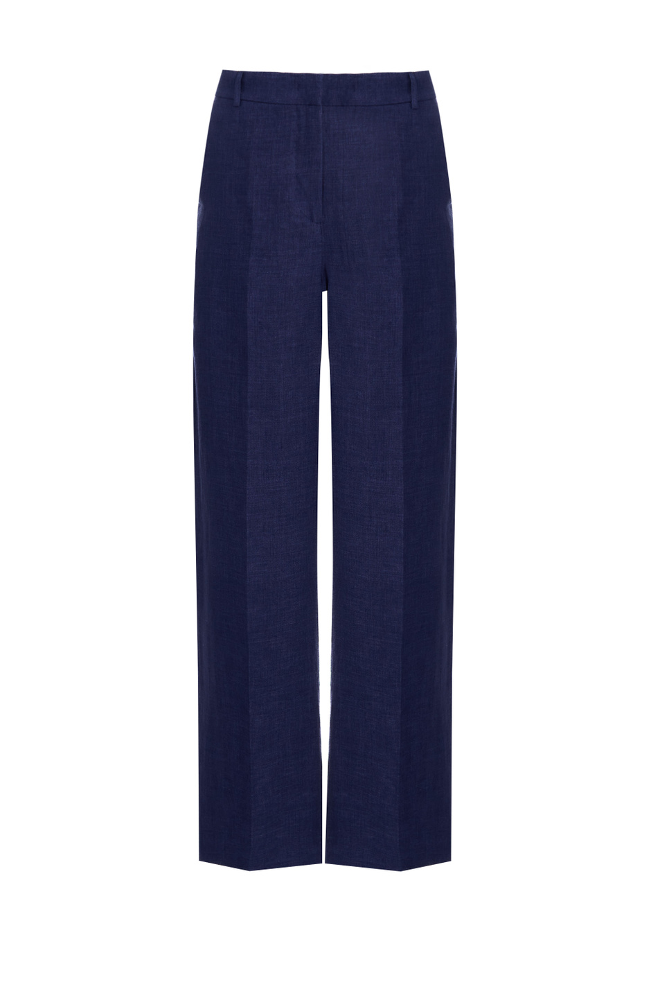 Женский Weekend Max Mara Брюки MALIZIA из чистого льна (цвет синий), артикул 2351311231 | Фото 1
