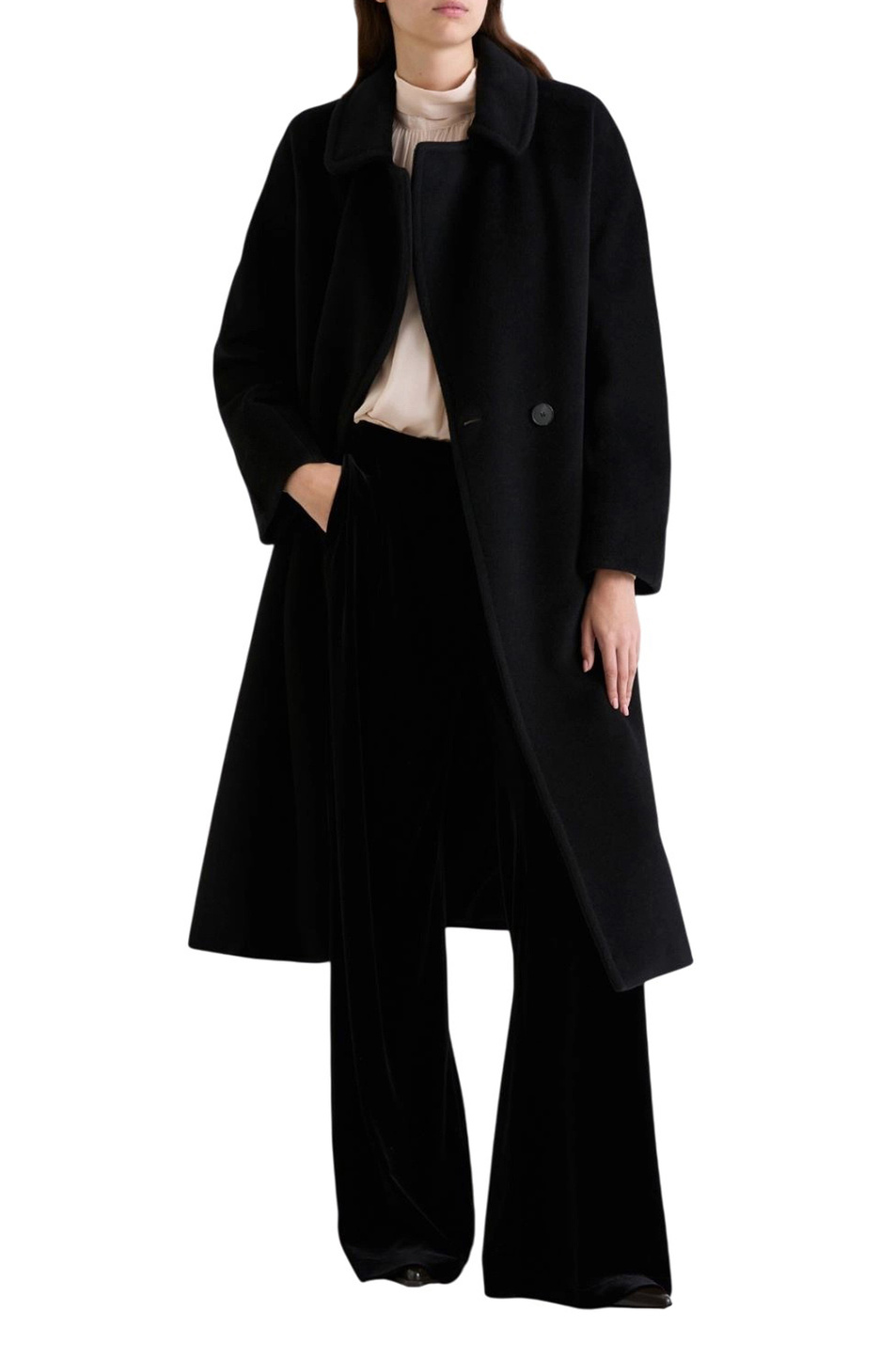 Женский MARELLA Пальто ENGLISH из шерсти (цвет ), артикул 2523016142 | Фото 2