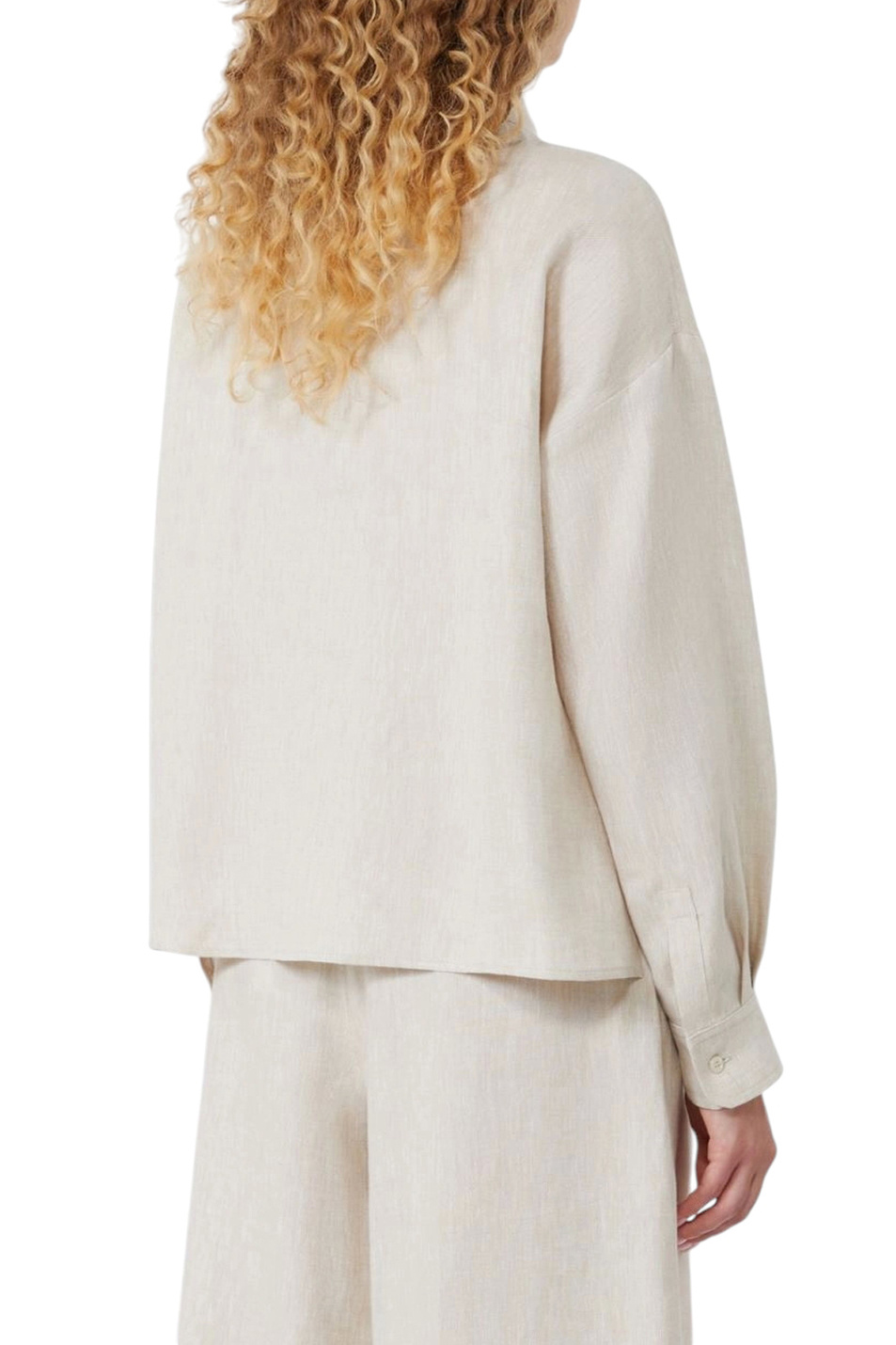 Женский Weekend Max Mara Рубашка CAPO из льна (цвет ), артикул 2615041022 | Фото 4