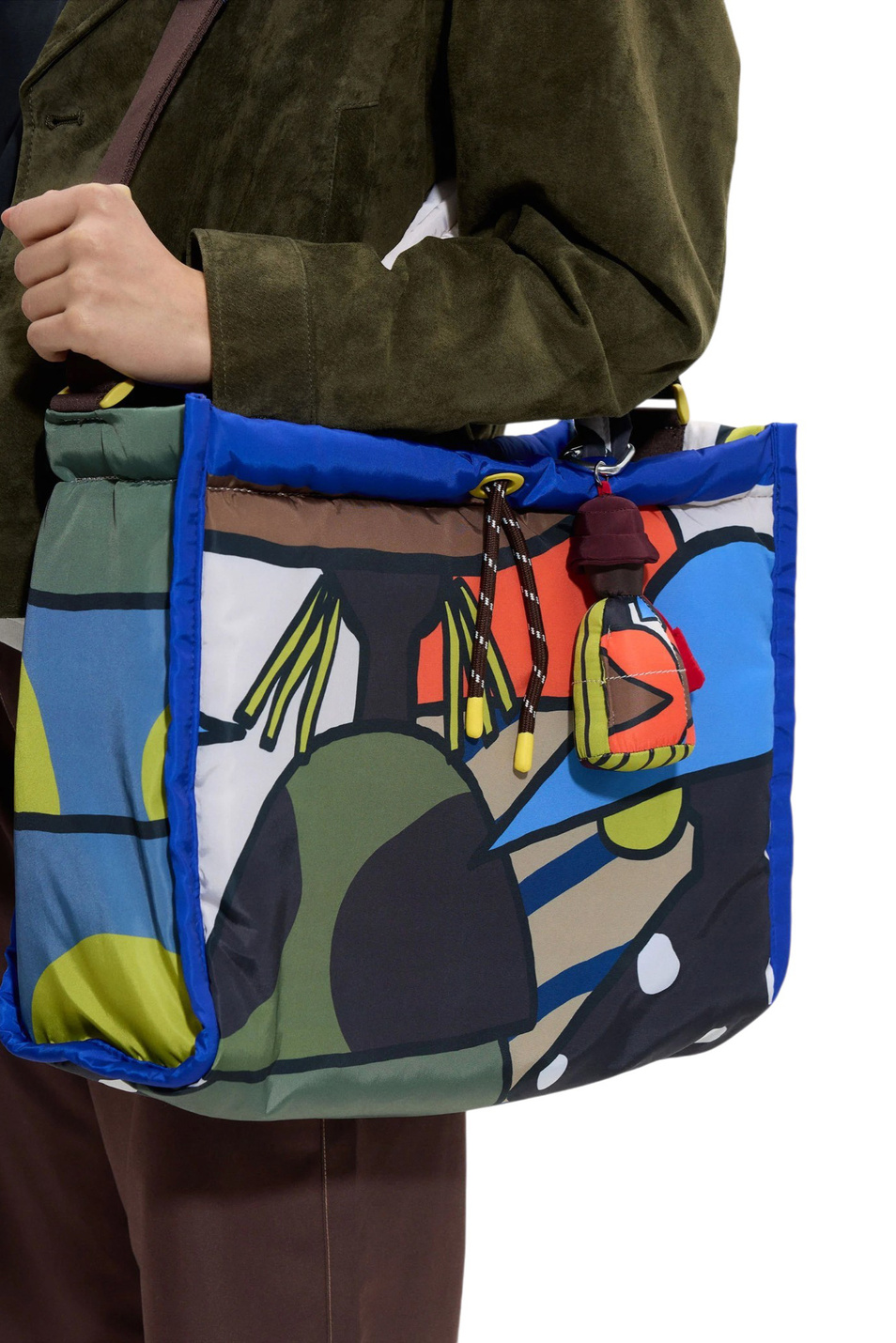 Женский Parfois Сумка-шопер с принтом (цвет ), артикул 246290 | Фото 6