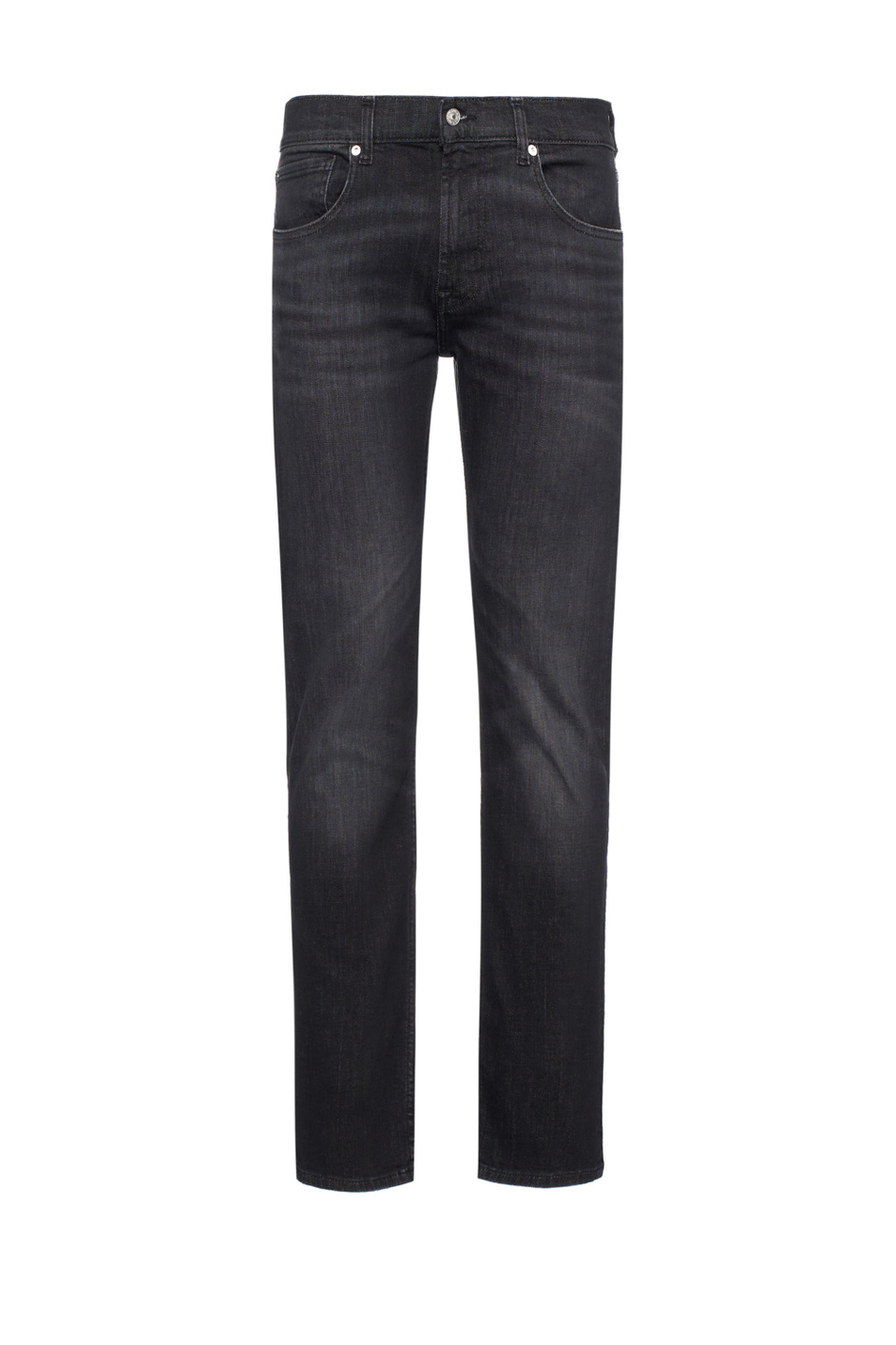 Джинсы из эластичного хлопка|Основной цвет:Черный Мужской 7 for all Mankind Джинсы из эластичного хлопка (цвет ), артикул 7TE70C34 | Фото 1